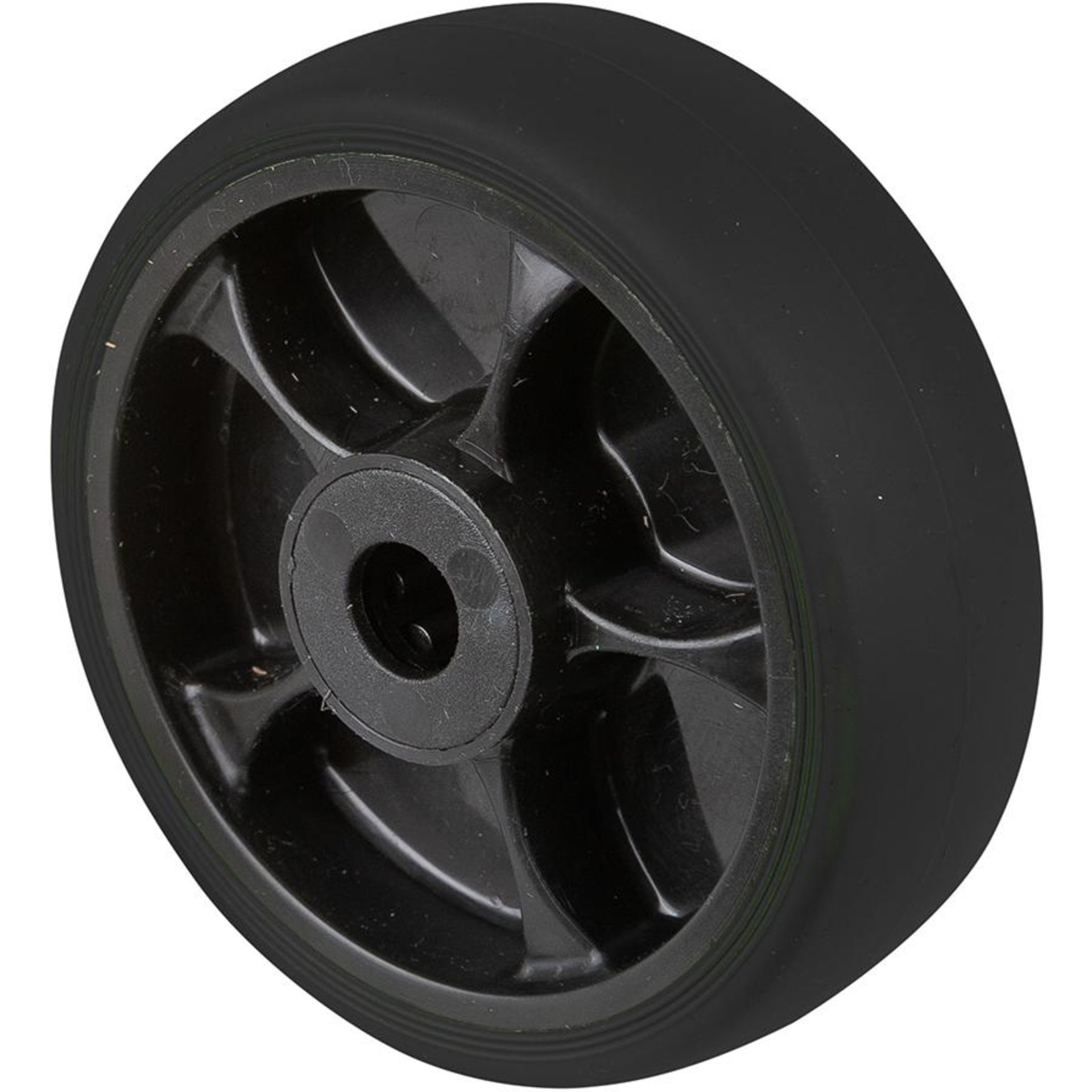 thermopl. Gummirad 100mm schwarz, Kunstst., RL