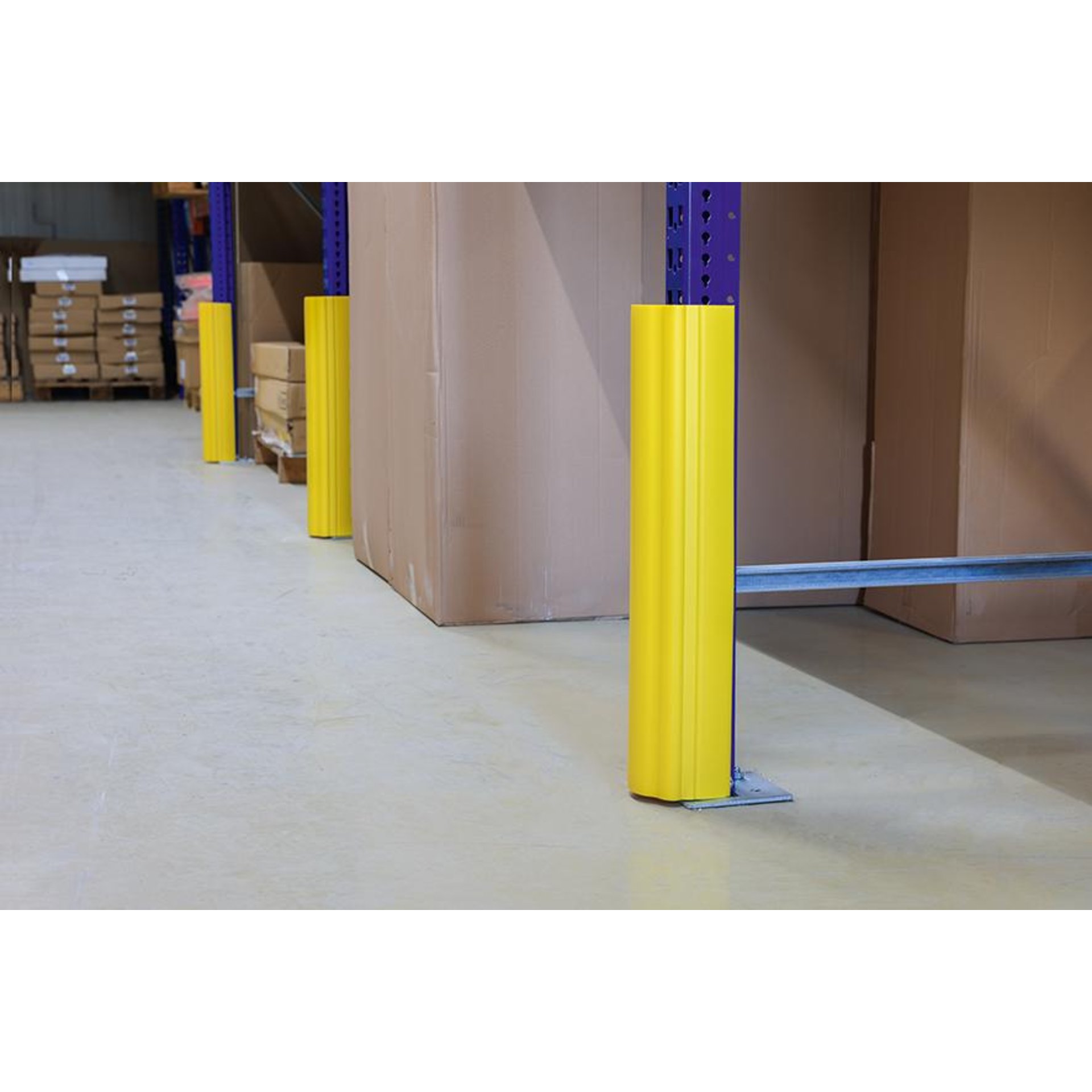 Regalanfahrschutz Alfa gelb H600 mm B100-125 mm