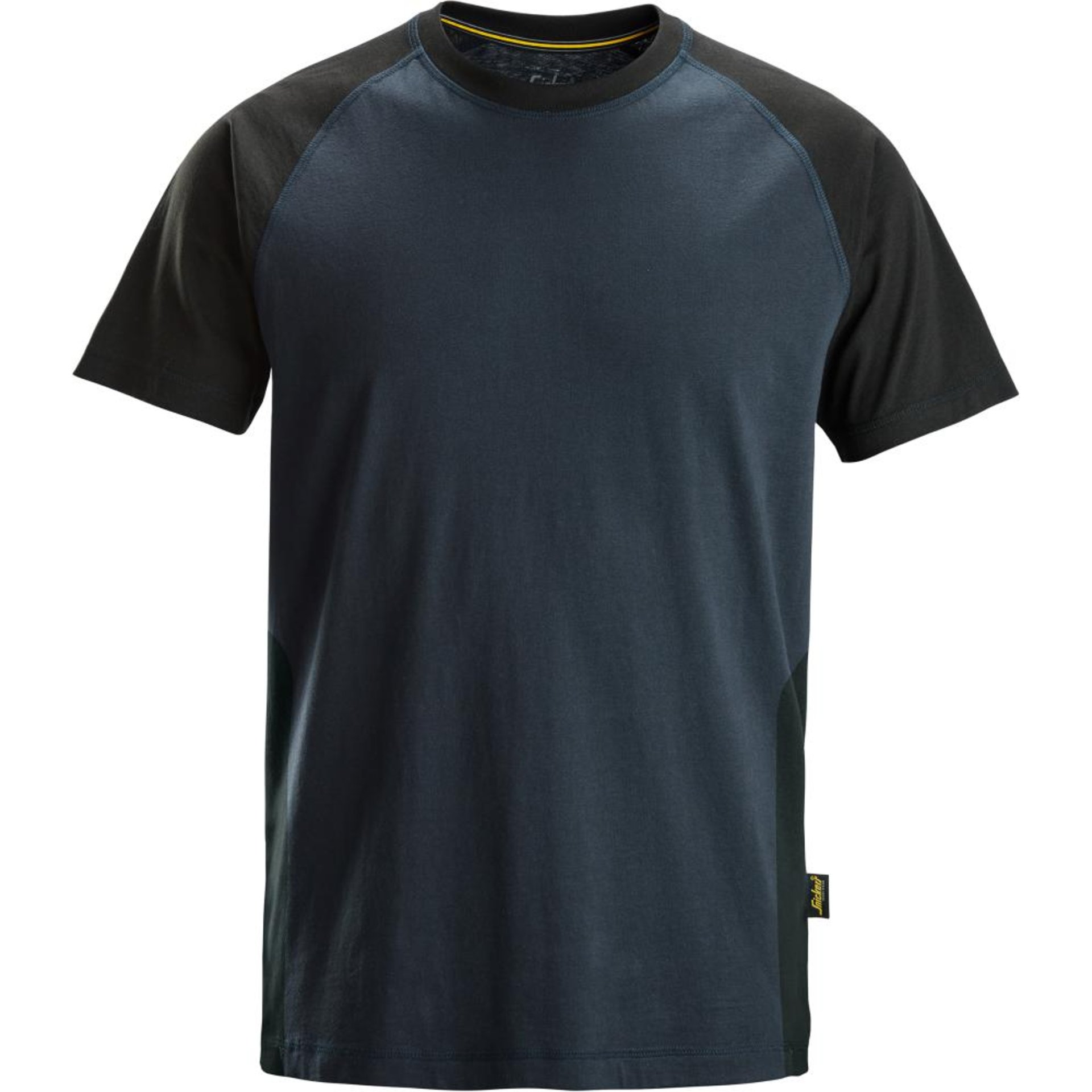2-Farben T-Shirt M, navy-schw Snickers Snickers