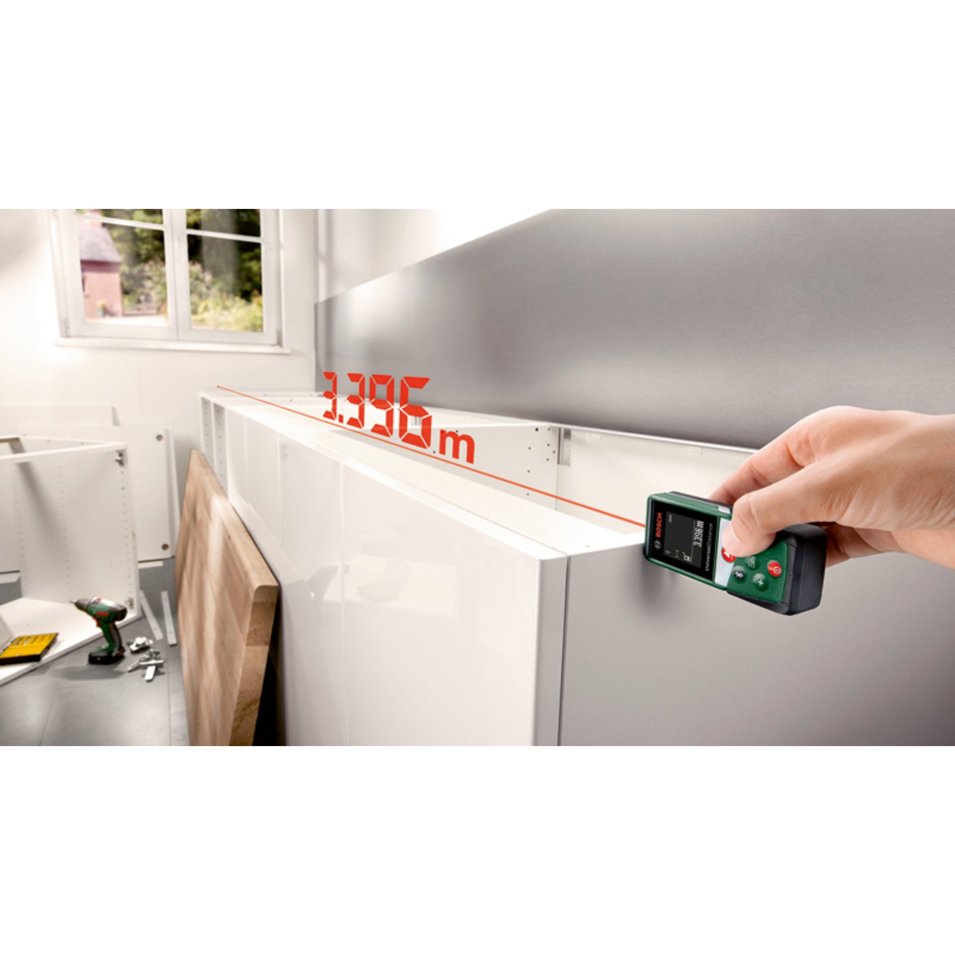 Digitaler Laser-Entfernungsmesser UniversalDistance 40C, eCommerce-Karton