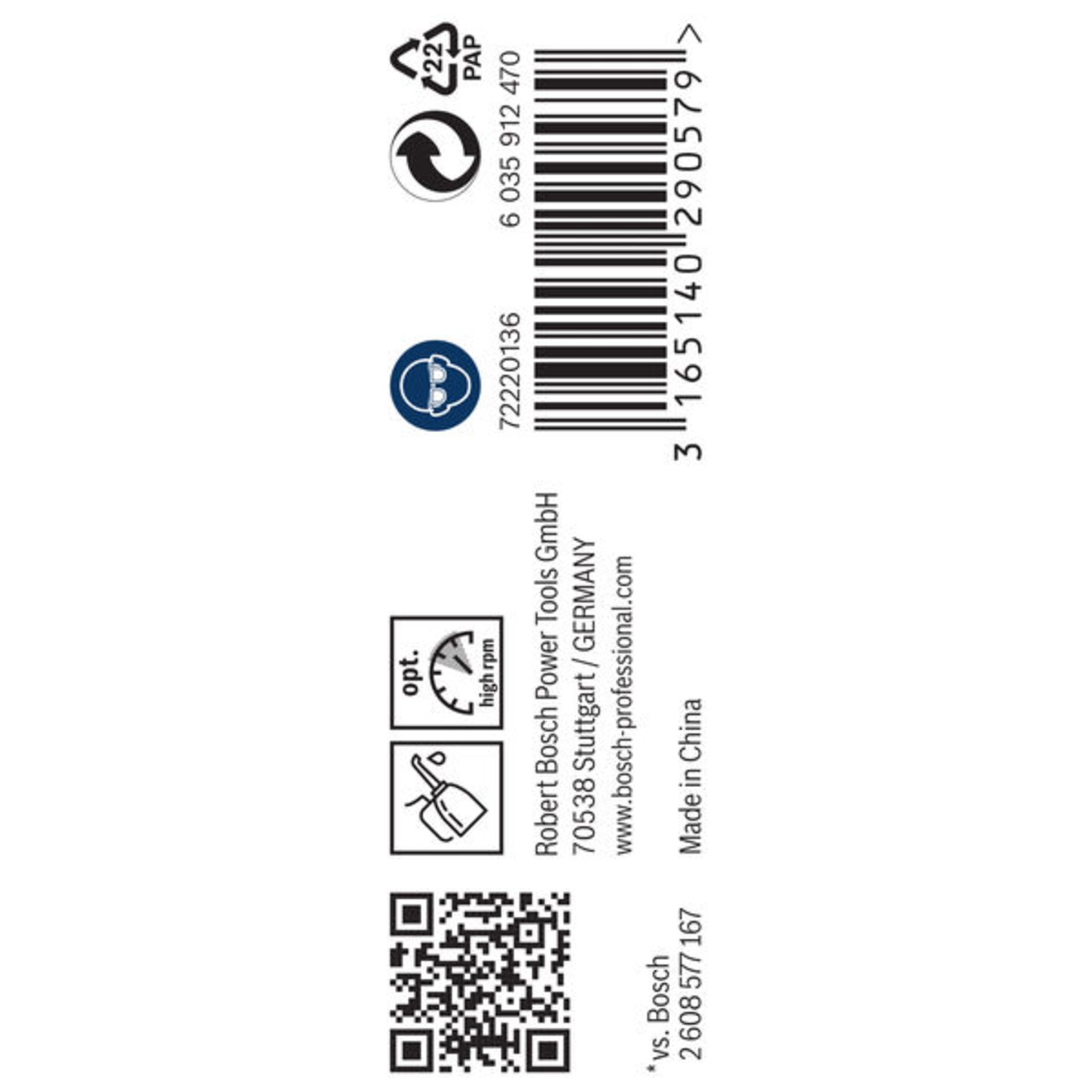 PRO Metal HSS-G Spiralbohrer, 3,3 x 36 x 65 mm, 10-tlg.