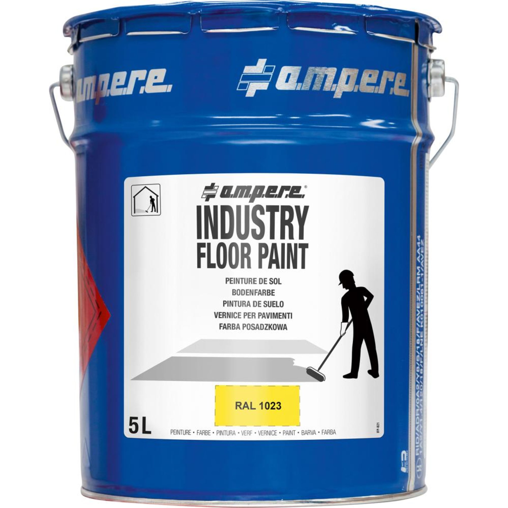 Bodenmarkierungsfarbe Traffic Industry Floor Paint 5L gelb