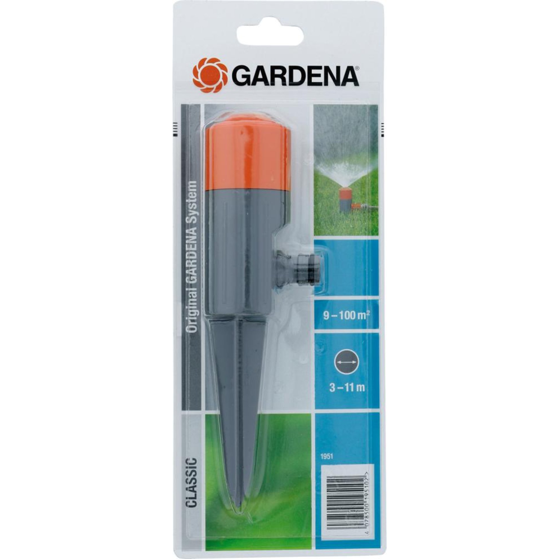 Sprühregner mit Spike Gardena