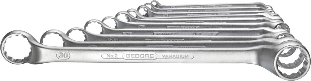 Gedore Doppelringschlüssel-Satz DIN838 6-32mm 10-teilig