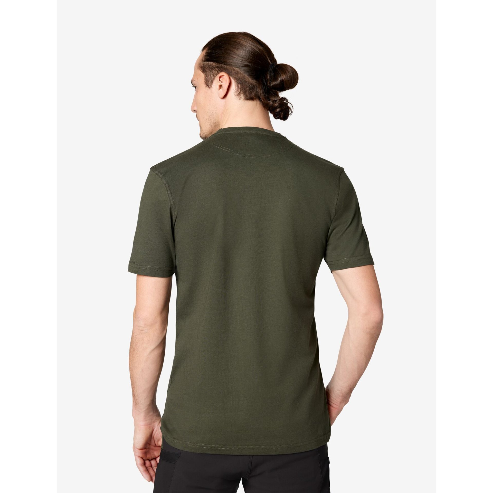 JENS T-Shirt Rundhals oliv Gr. 2XL