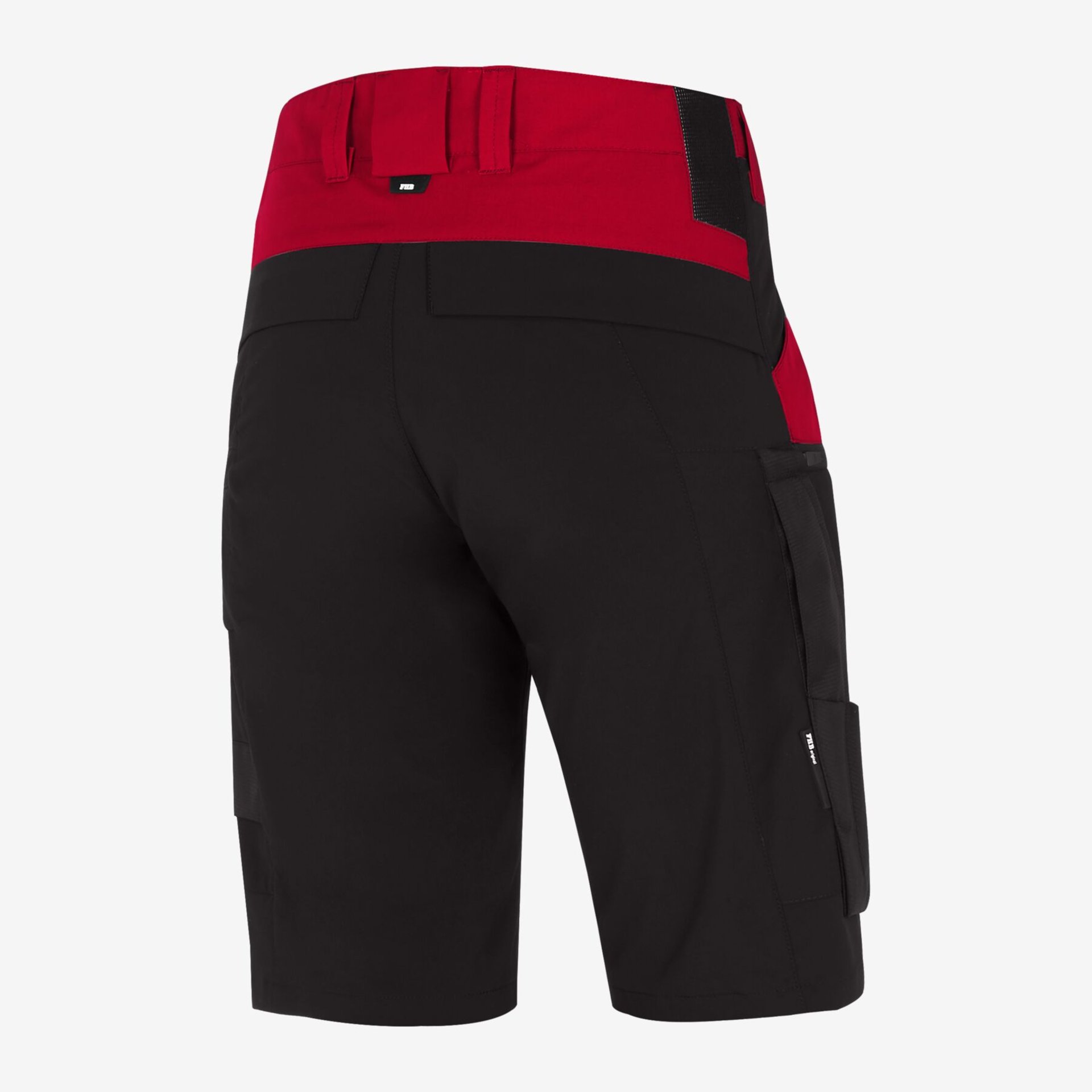 KIM Bermuda elastisch rot-schwarz 42