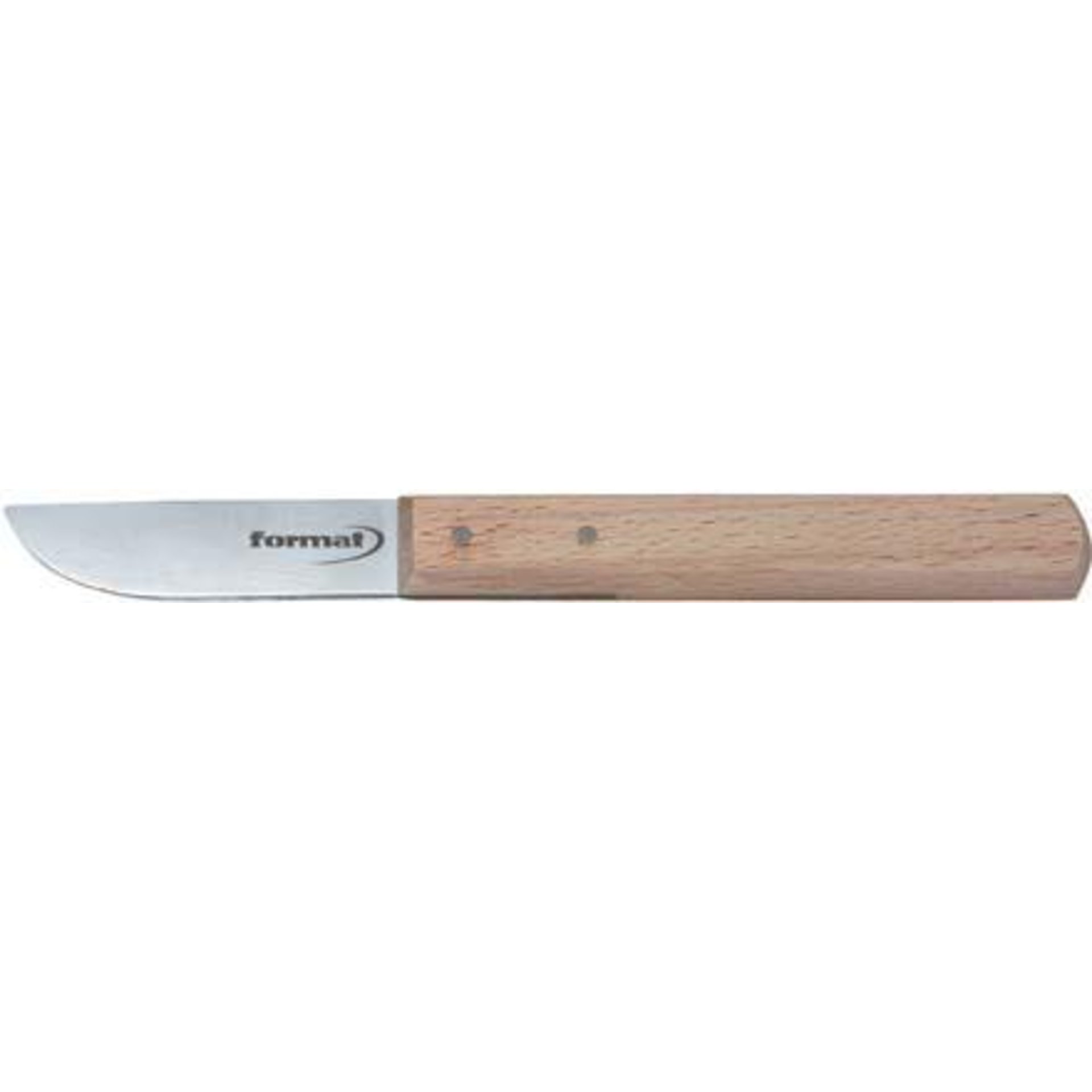 Kabelmesser 1-teilig Holzgriff 192mm feststehend FORMAT