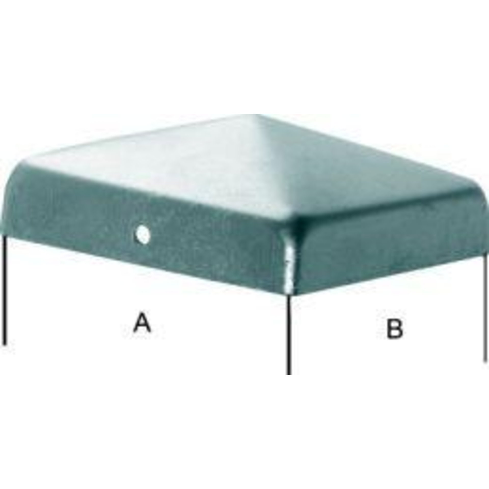 Pfostenabdeckung A2 120 zum nageln E-NORMpro