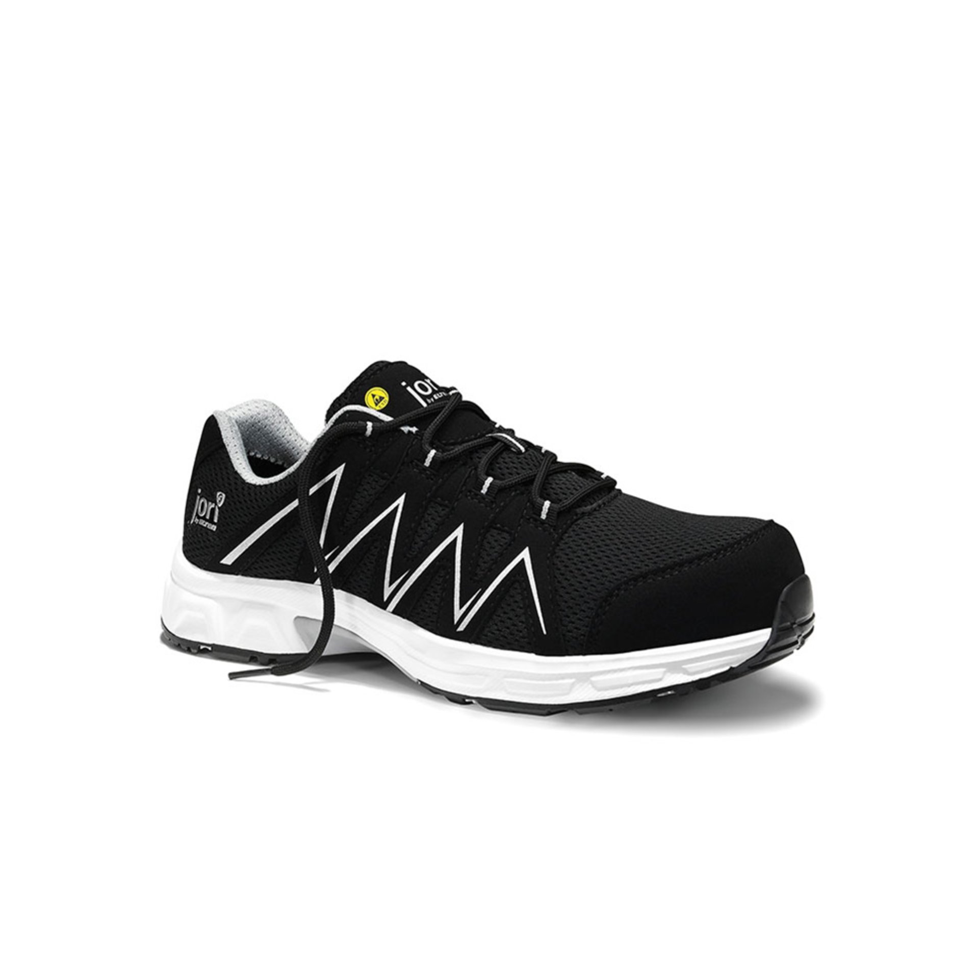 Sicherheitshalbschuh jo_SPEEDY black-silver Low ESD S1PS, Gr. 42