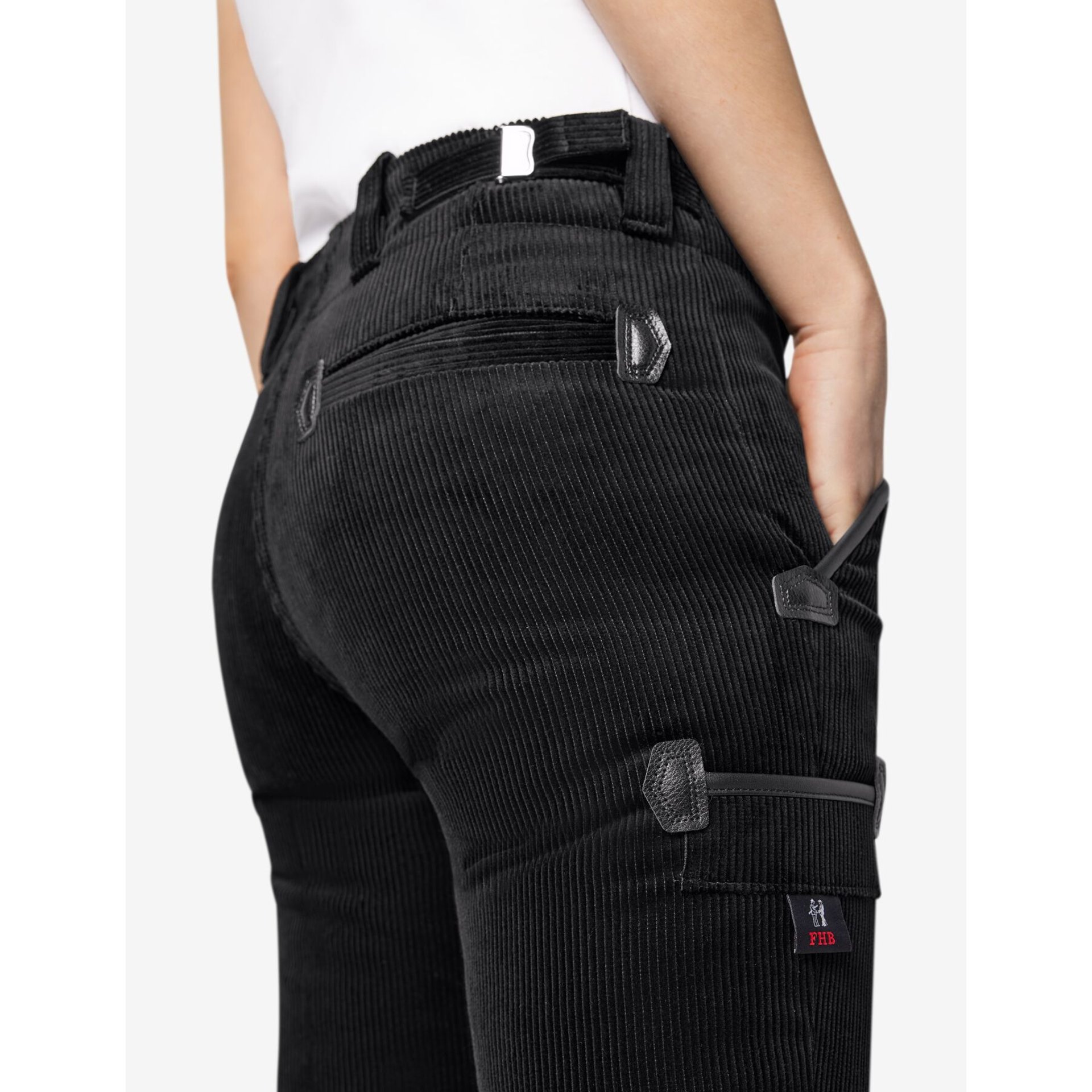 PAULINE Zunfthose Genuacord schwarz 44