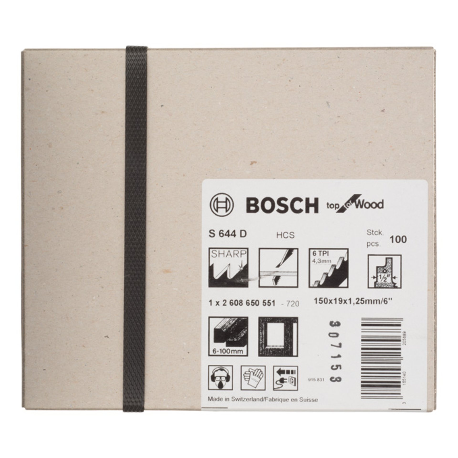 Säbelsägeblatt S 644 D, Top for Wood, 100er-Pack