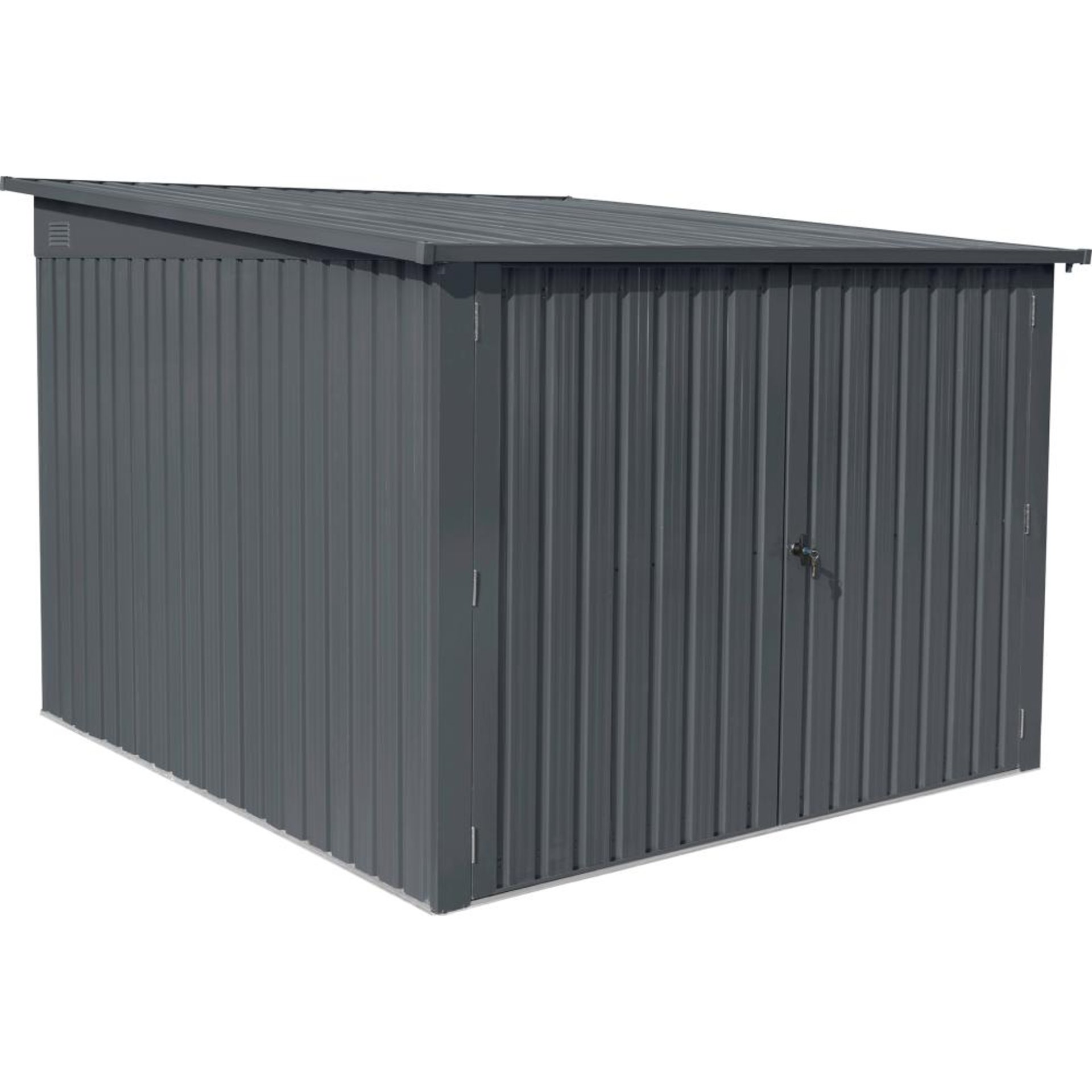 Fahrradgarage Vario 2170 x 2360 x 145/165 cm anthrazit