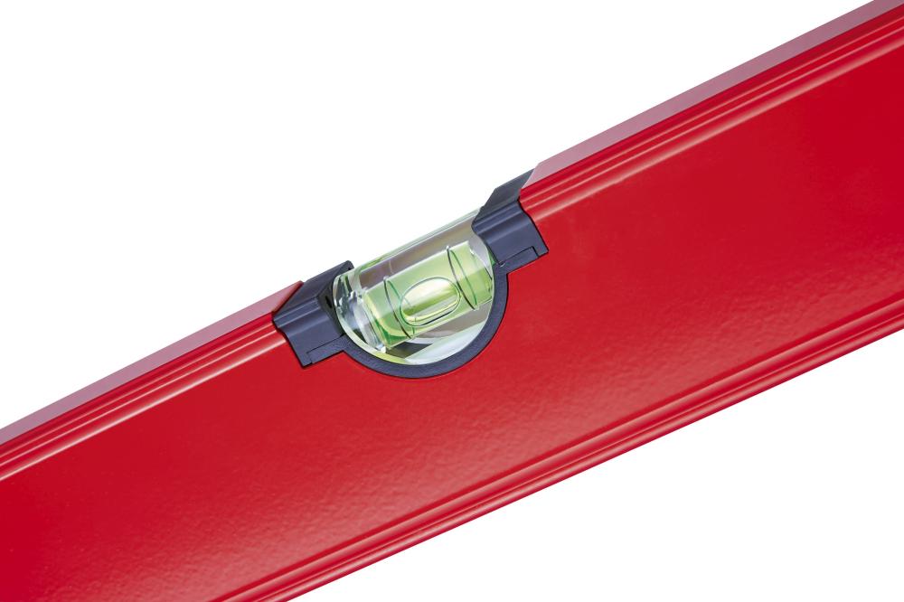 Format Wasserwaage LM rot rot pulverbeschichtet 60cm  mit Magnet