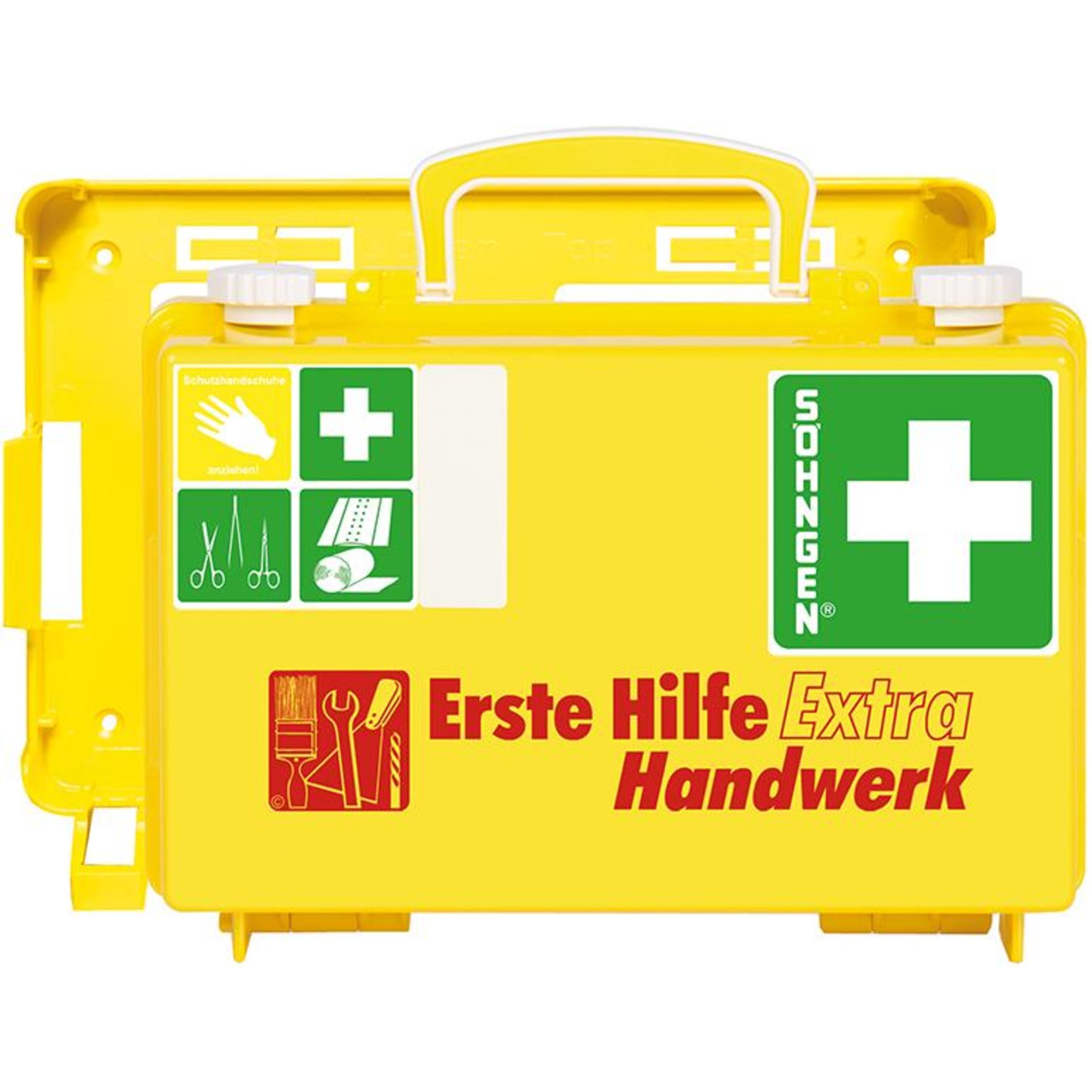 Erste-Hilfe-Koffer Extra Handwerk,DIN 13157,gelb