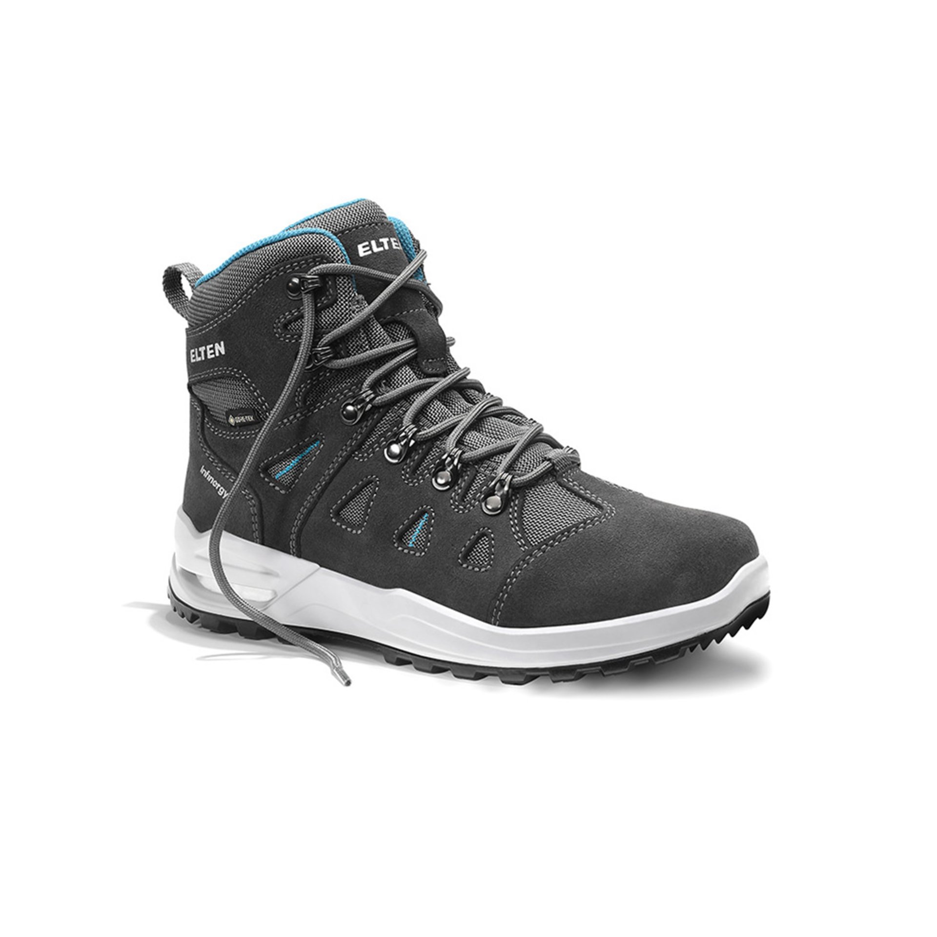Berufsstiefel ENYA XXF GTX grey-turquoise Mid ESD O2 WR CI, Gr. 35