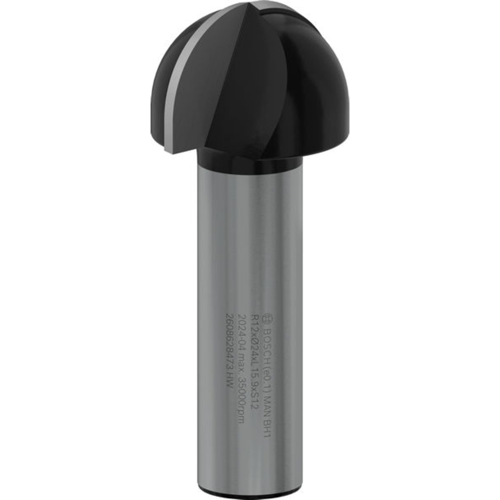 PRO Hohlkehlfräser, R 12, Schaft 12 mm
