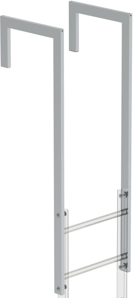 Ausstiegsgeländer Alu blank 1200x500mm