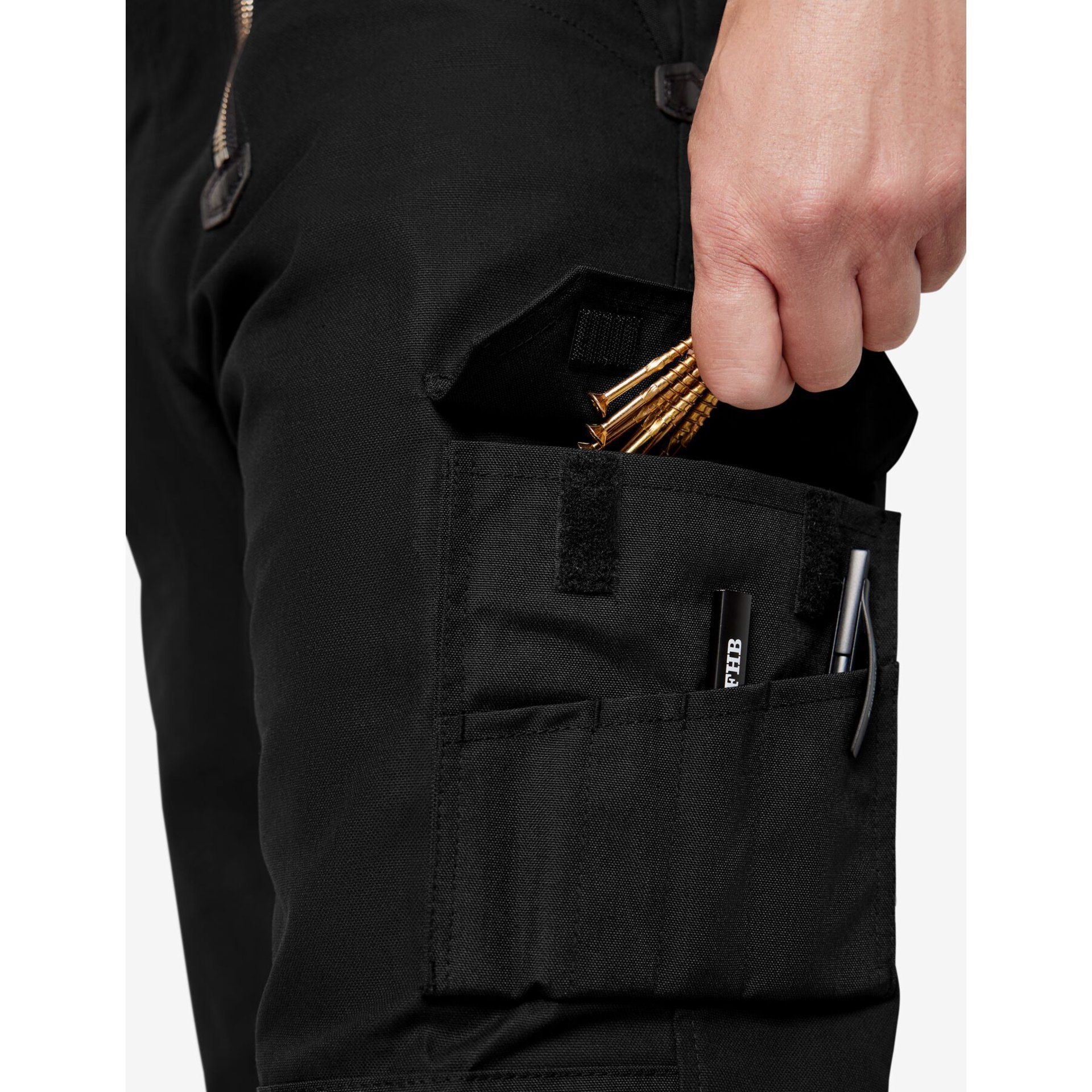 NILS Zunfthose Canvas und Cordura schwarz 46