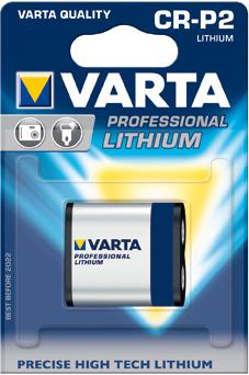 Varta Batterie Profess. CR P2 1er Blister, 6,0V