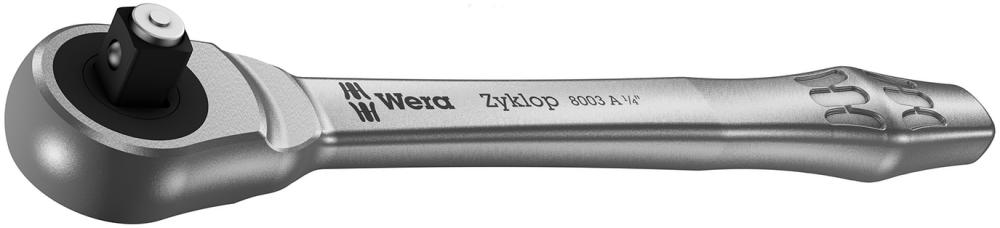 Wera Durchsteck-Knarre  metal push 1/4"
