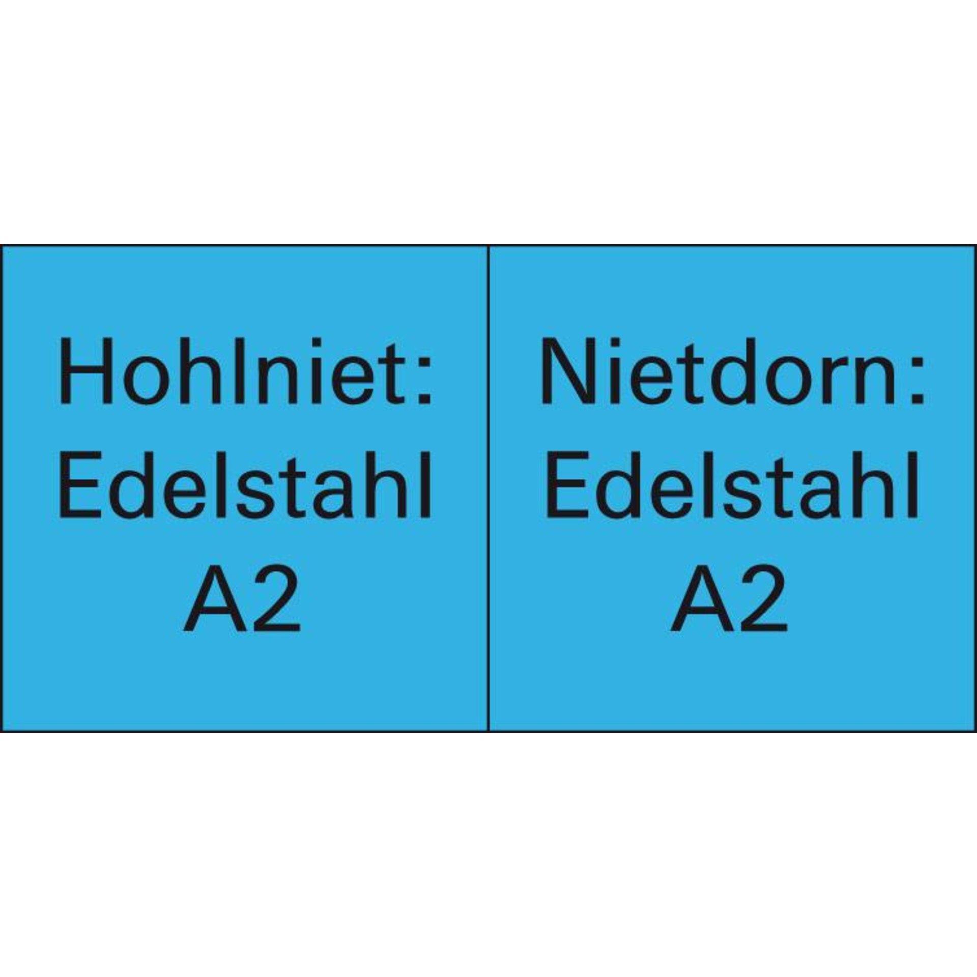Blindniet Edelstahl A2/A2Flachrundkopf 3,0x 6 mm Goebel