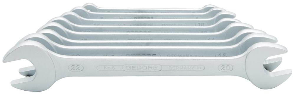 Gedore Doppelmaulschlüssel-Satz DIN3110 6-22mm 8-teilig