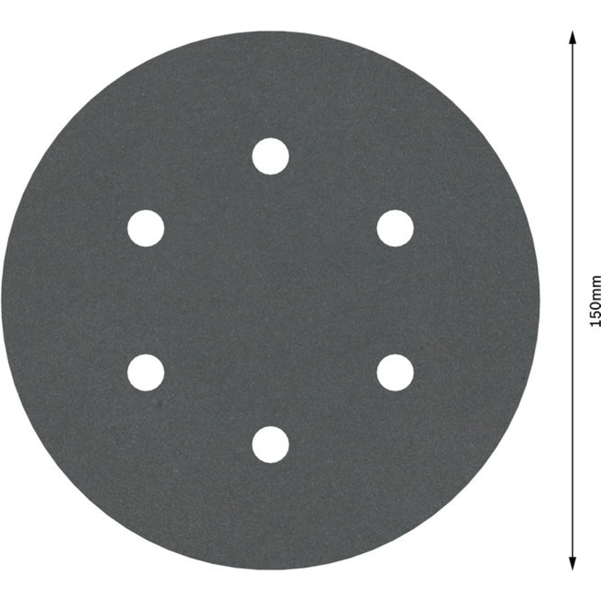 PRO F355 Schleifblatt, 150 mm, G400, 5-tlg.