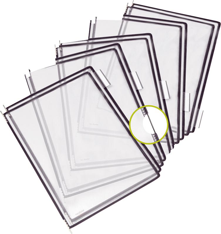 Sichttafel A4 schwarz Pckg. a 10 Stück Sichttafel A4 schwarz Pckg. a 10 Stück