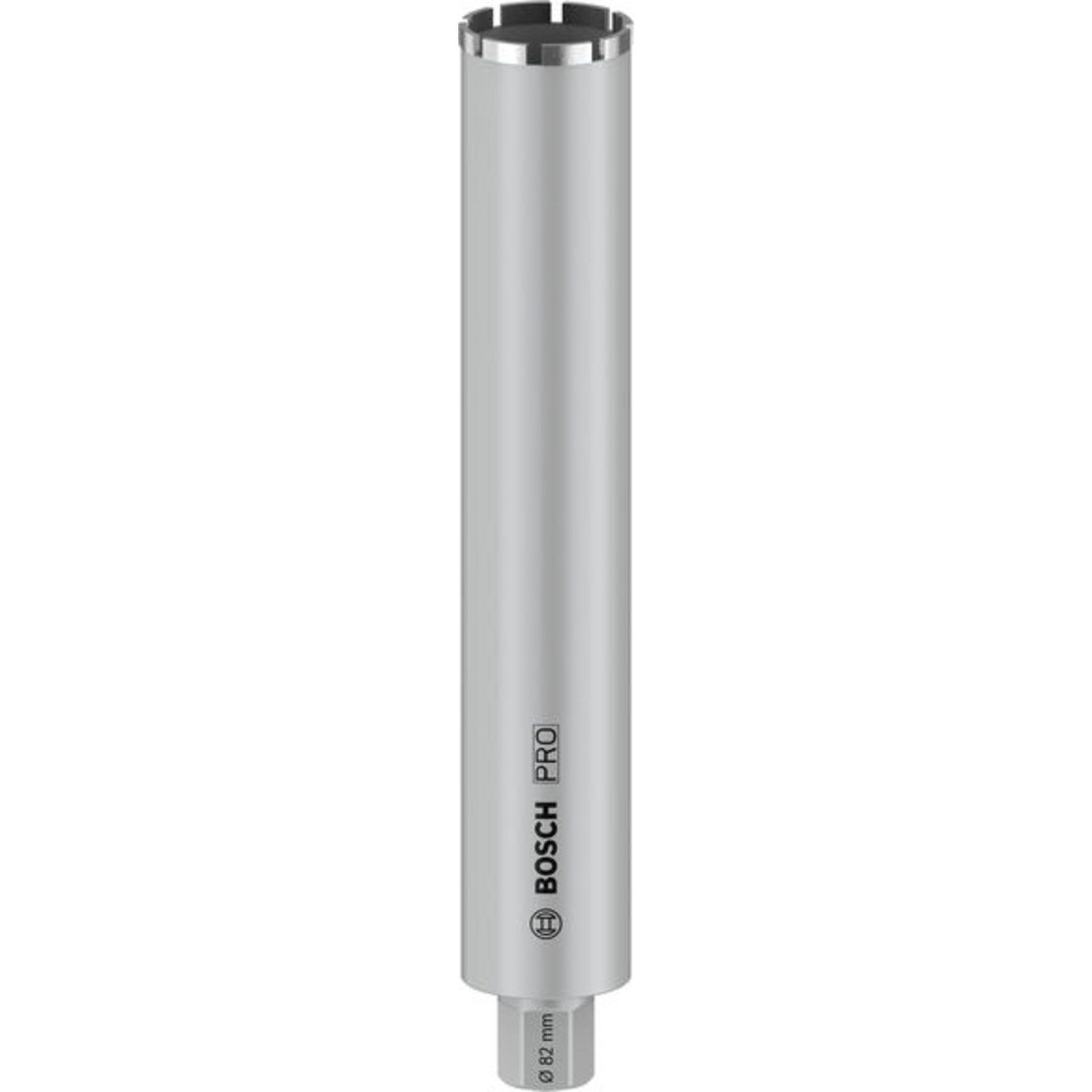 PRO Nassbohrkrone, 82 x 450 mm, G 1 1/4 Zoll UNC