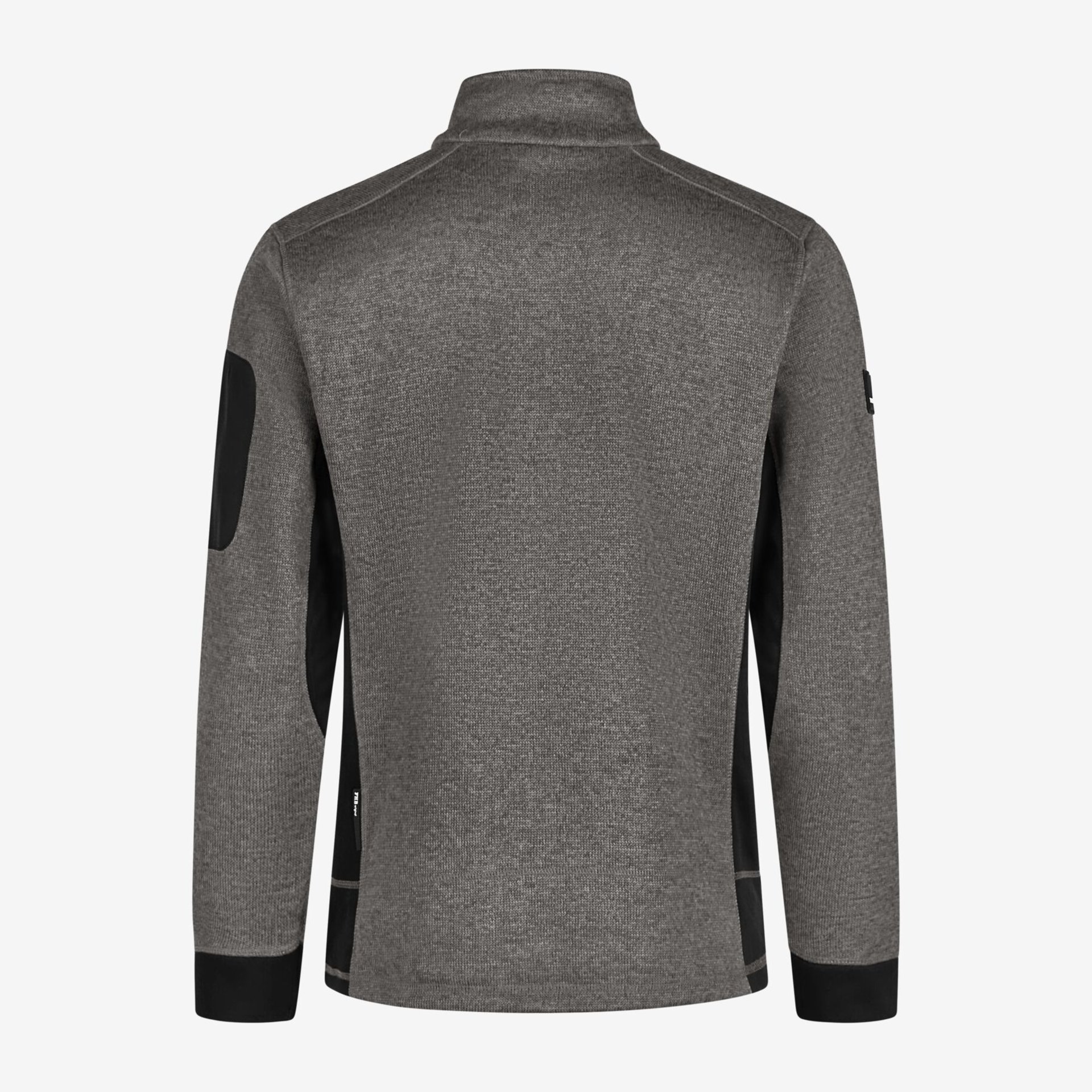 CHRISTOPH Strick-Fleece-Jacke Herren anthrazit-schwarz 2XL