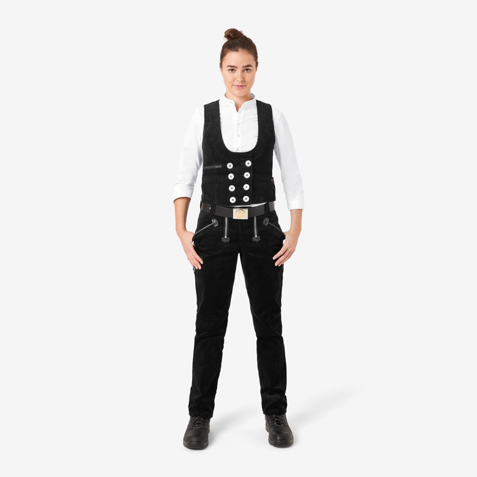 MARIA Zunfthose Trenkercord schwarz 68