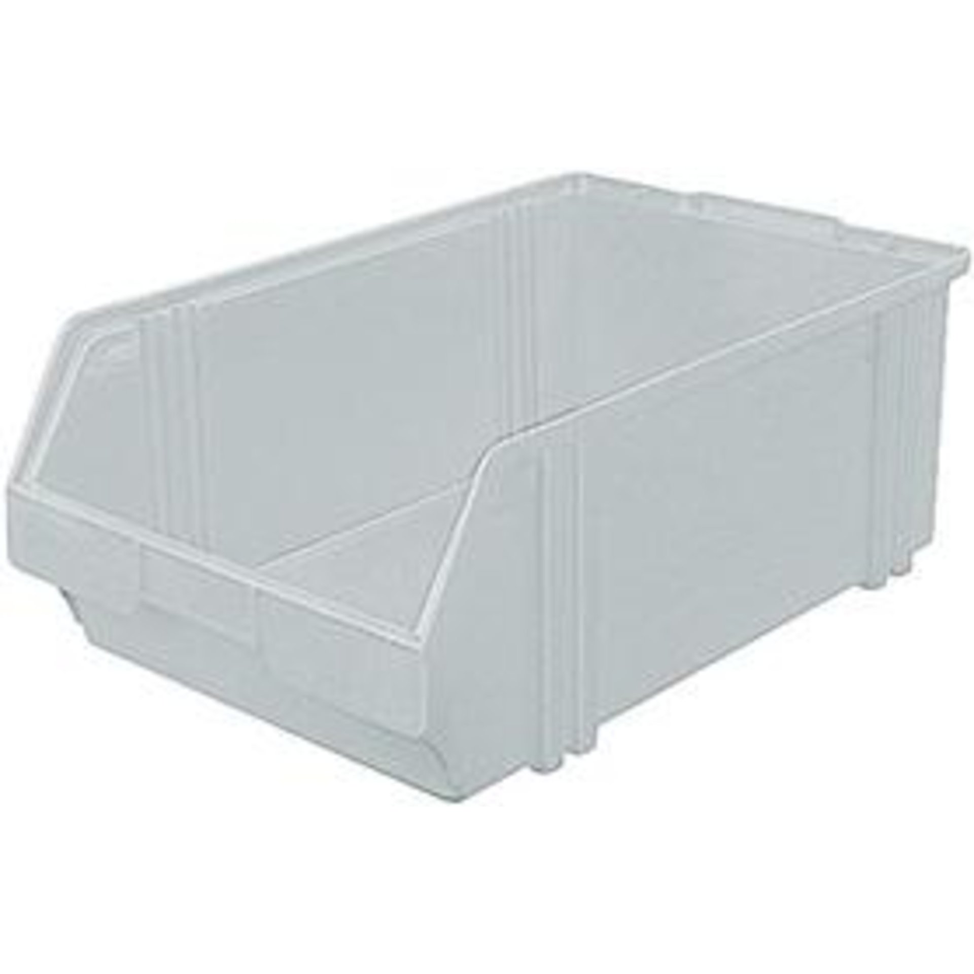 Sichtlagerkasten LK 1 grau 500/450x300x180 mm LA-KA-PE