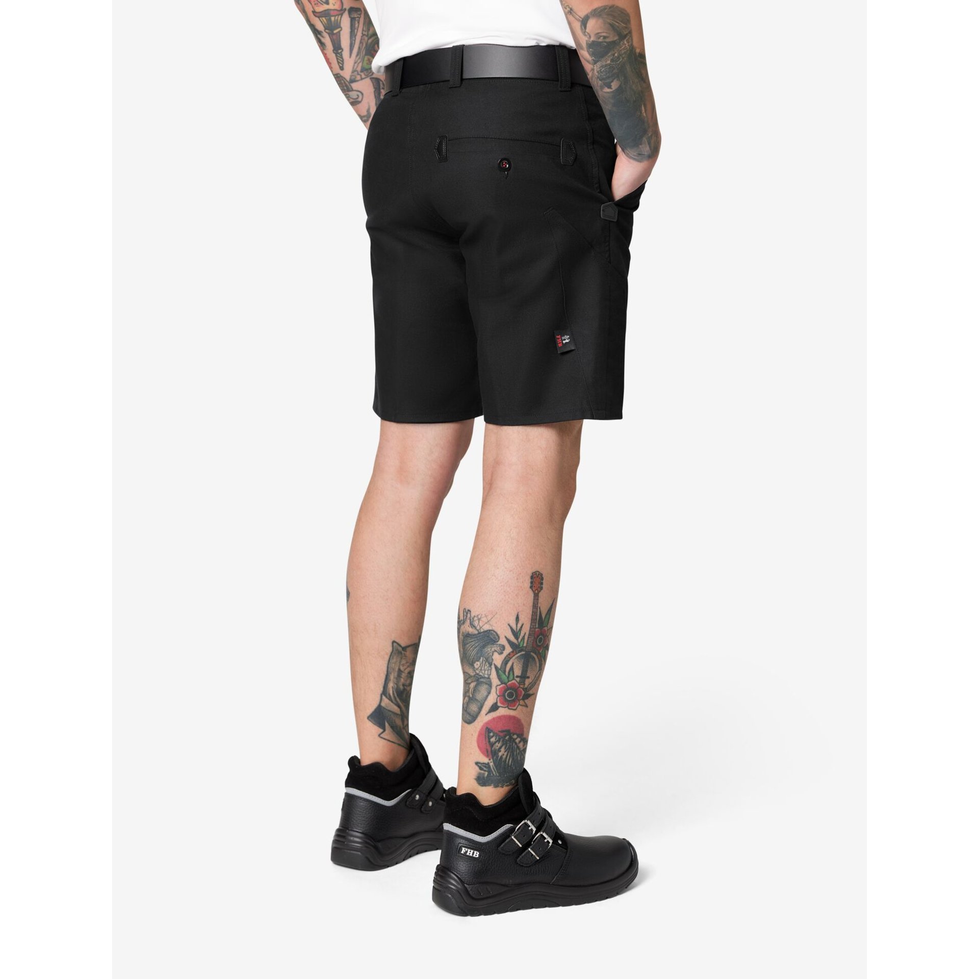 WIM Zunft-Shorts Rips-Moleskin schwarz 48