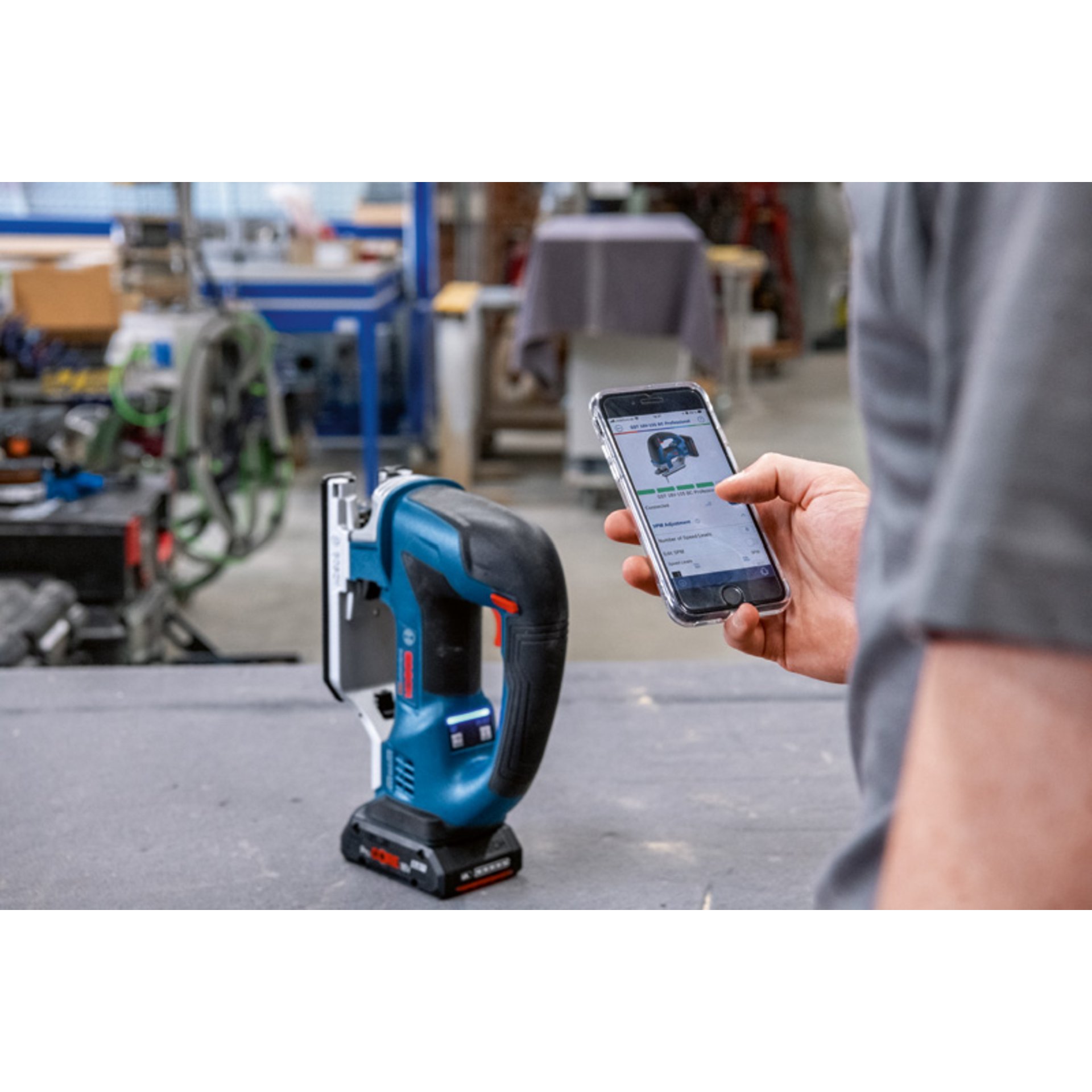 Akku-Stichsäge GST 18V-155 BC, 2 x Akku ProCORE18V 4.0Ah in L-BOXX