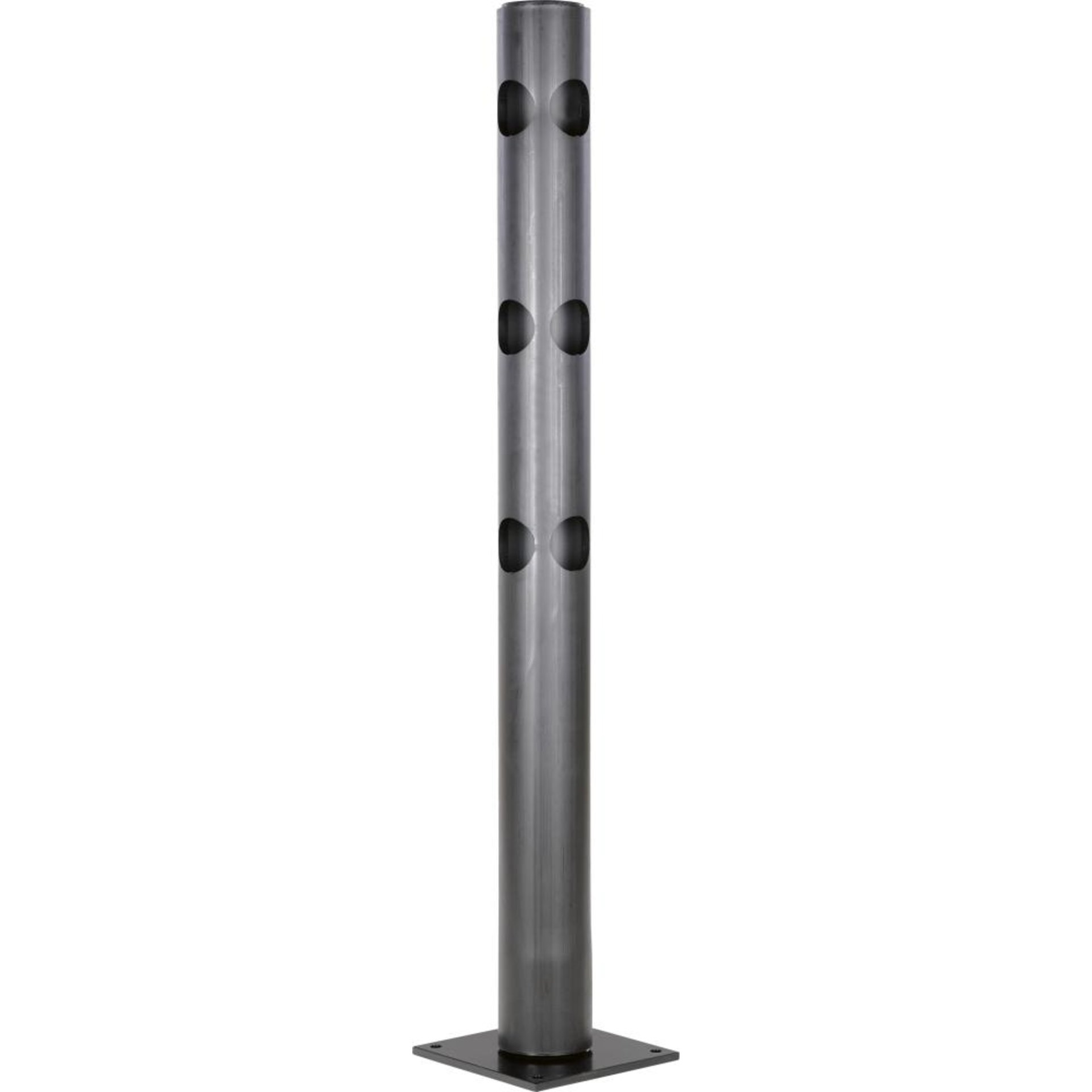 Eckpfosten für Geländer Delta H1200xD110 mm schwarz