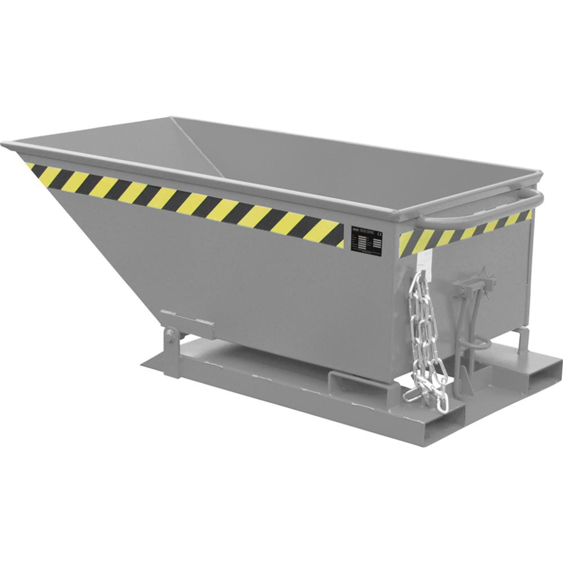 Kippbehälter KN 250 B670xT1375xH530 mm RAL 7005 Tragkraft 300kg