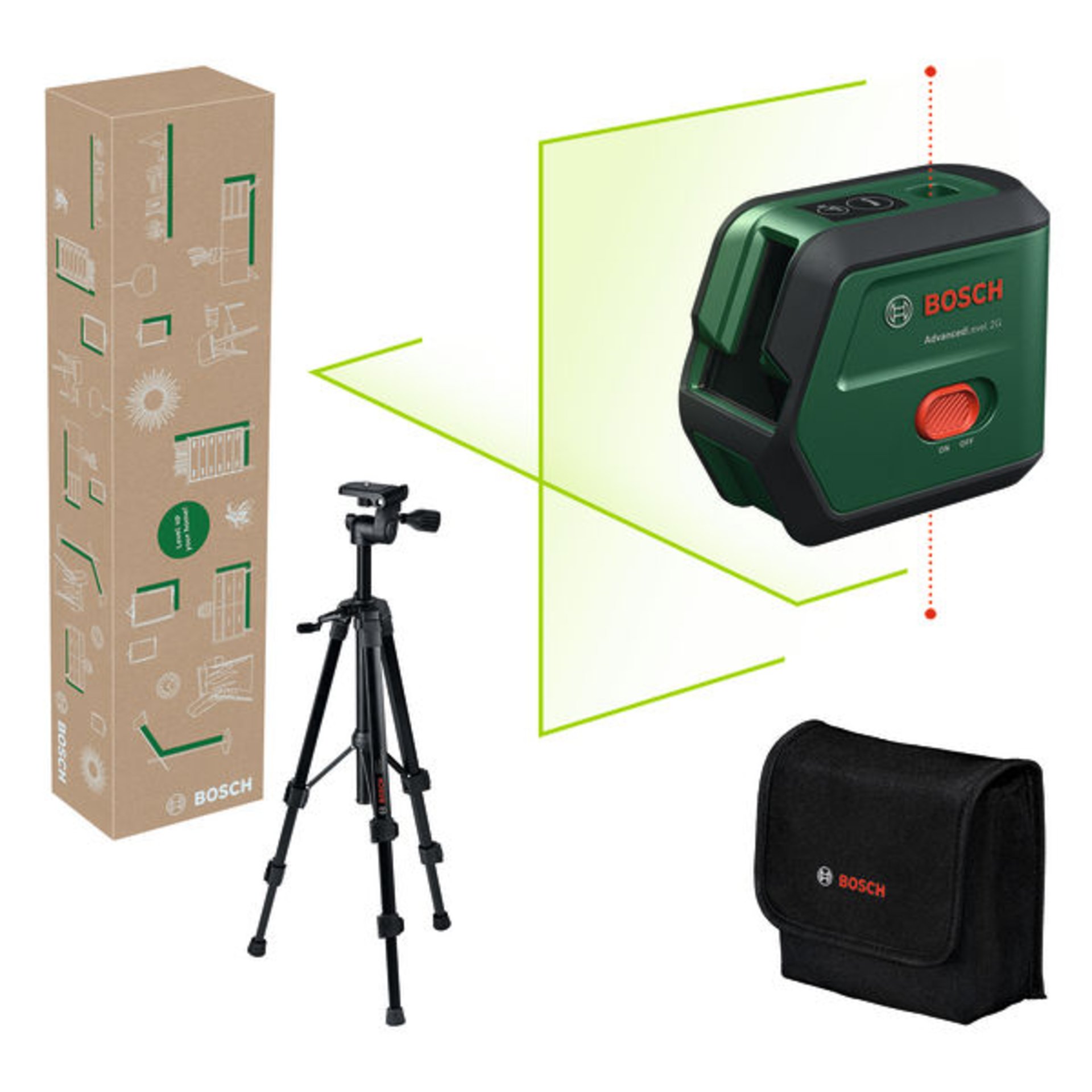 Kreuzlinien-Laser AdvancedLevel 2G Set