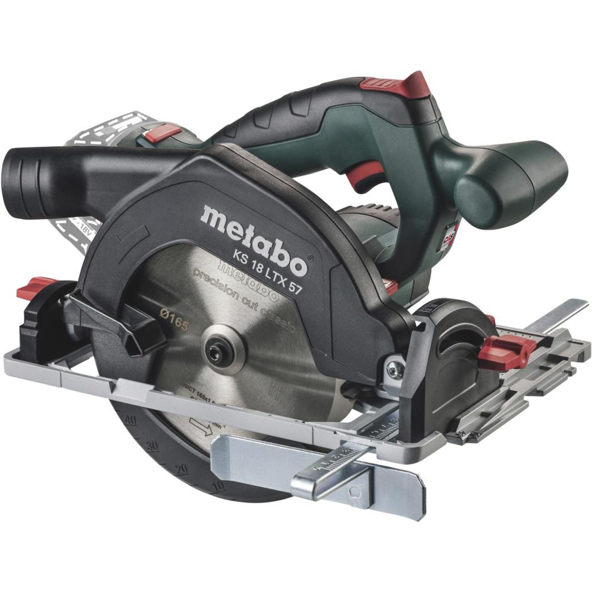 Akku-Handkreissäge solo KS 18 LTX 57 Metabo ohne Akku ohne Ladegerät metaBOX