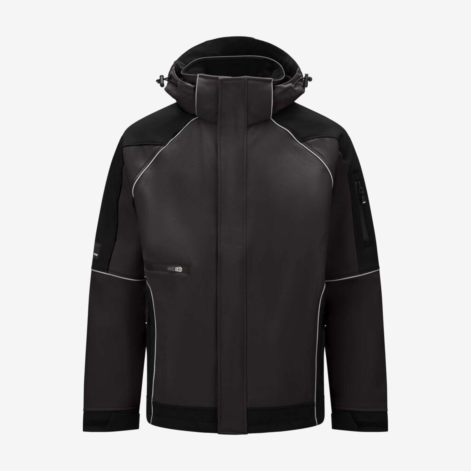 WALTER Softshell-Jacke anthrazit-schwarz 4XL