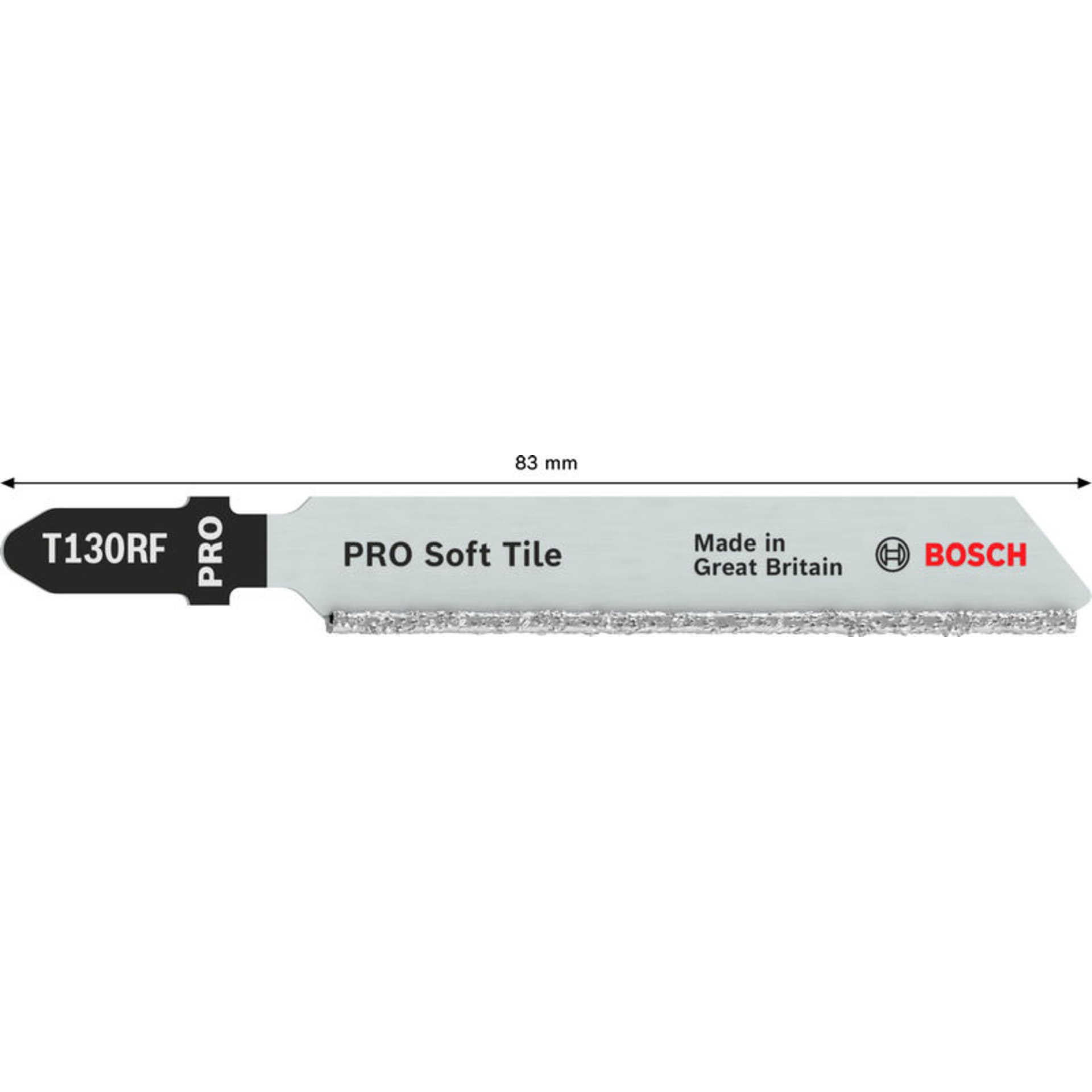 PRO Soft Tile T130RF Stichsägeblatt, 83 mm, 3-tlg.