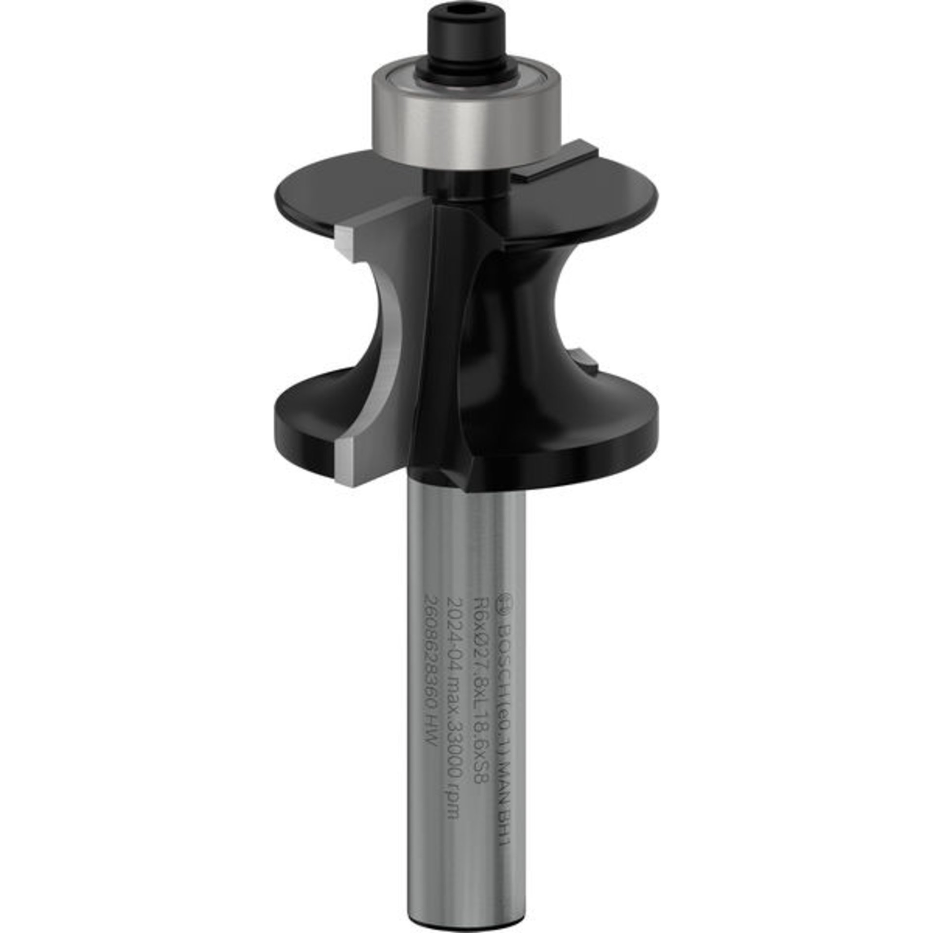 PRO Halbstabfräser, R 6, Schaft 8 mm