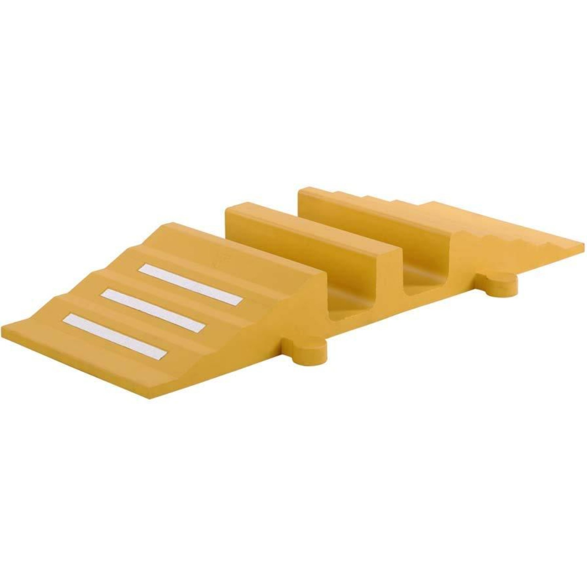 Schlauch-, Kabelbrücke B830xT300xH90 mm gelb