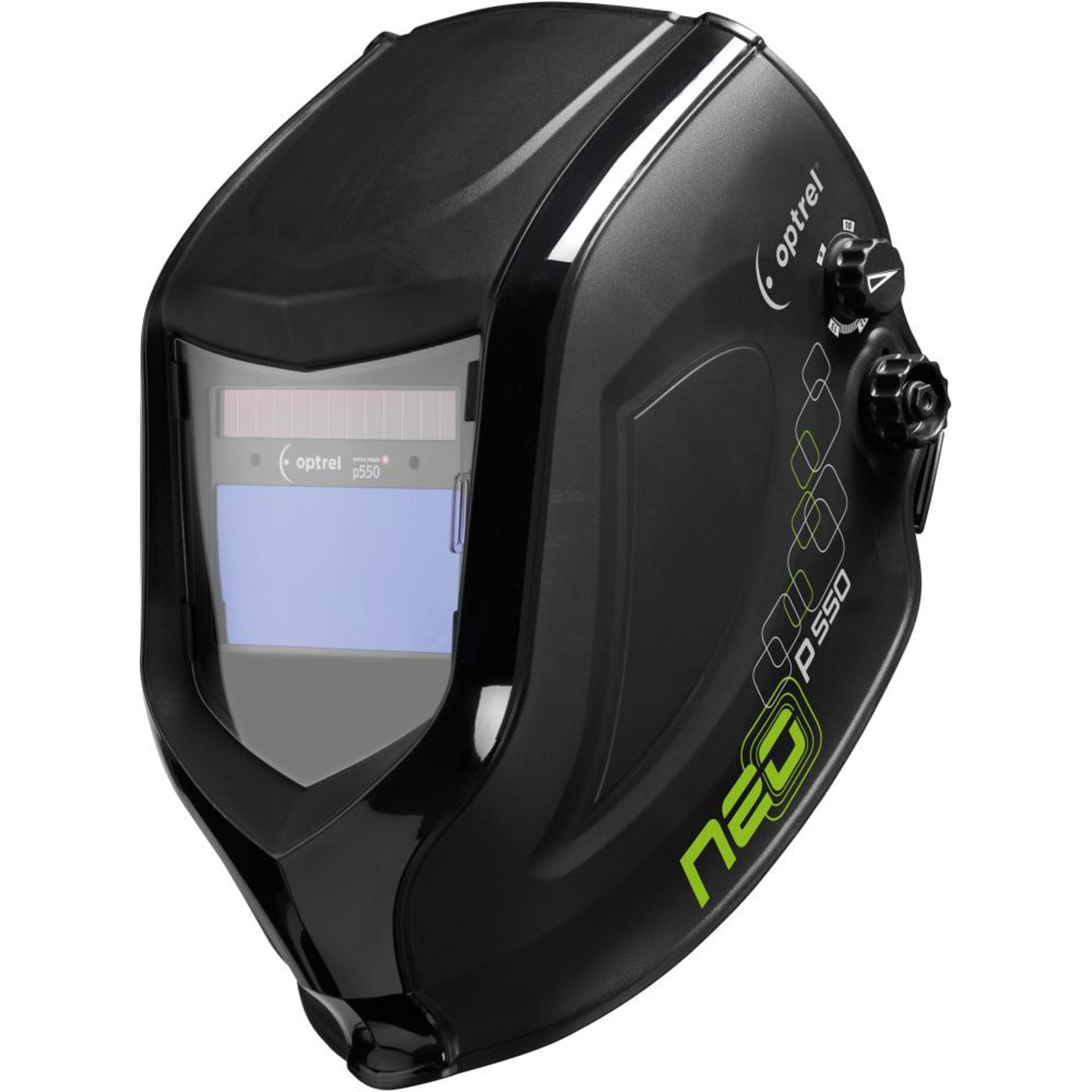 Automatik-Schweißerhelm p550, schwarz OPTREL
