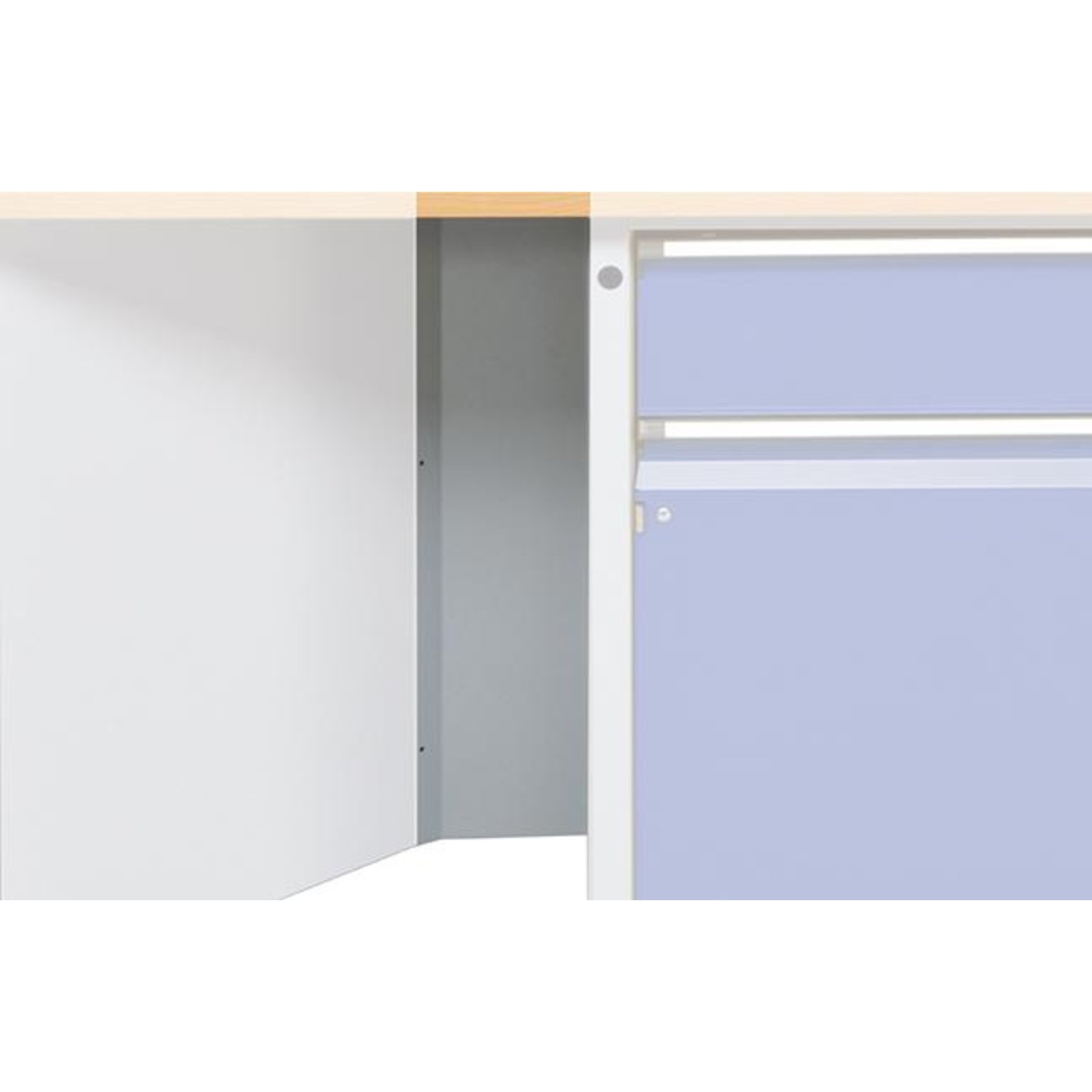 Blendensatz für 8-Eck-Werkbank RAL 7035