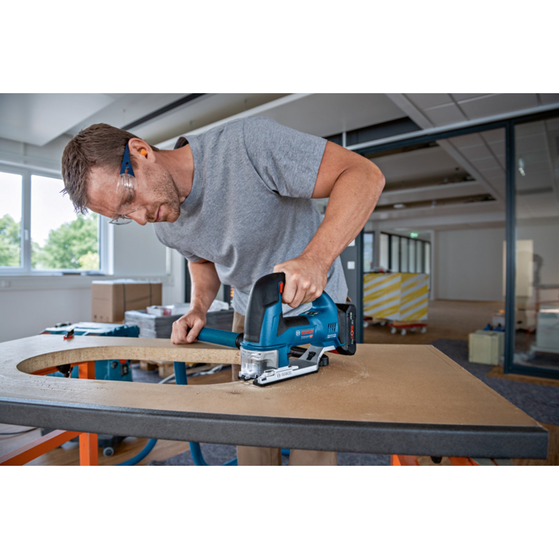 Akku-Stichsäge GST 18V-155 BC, 2 x Akku ProCORE18V 4.0Ah in L-BOXX