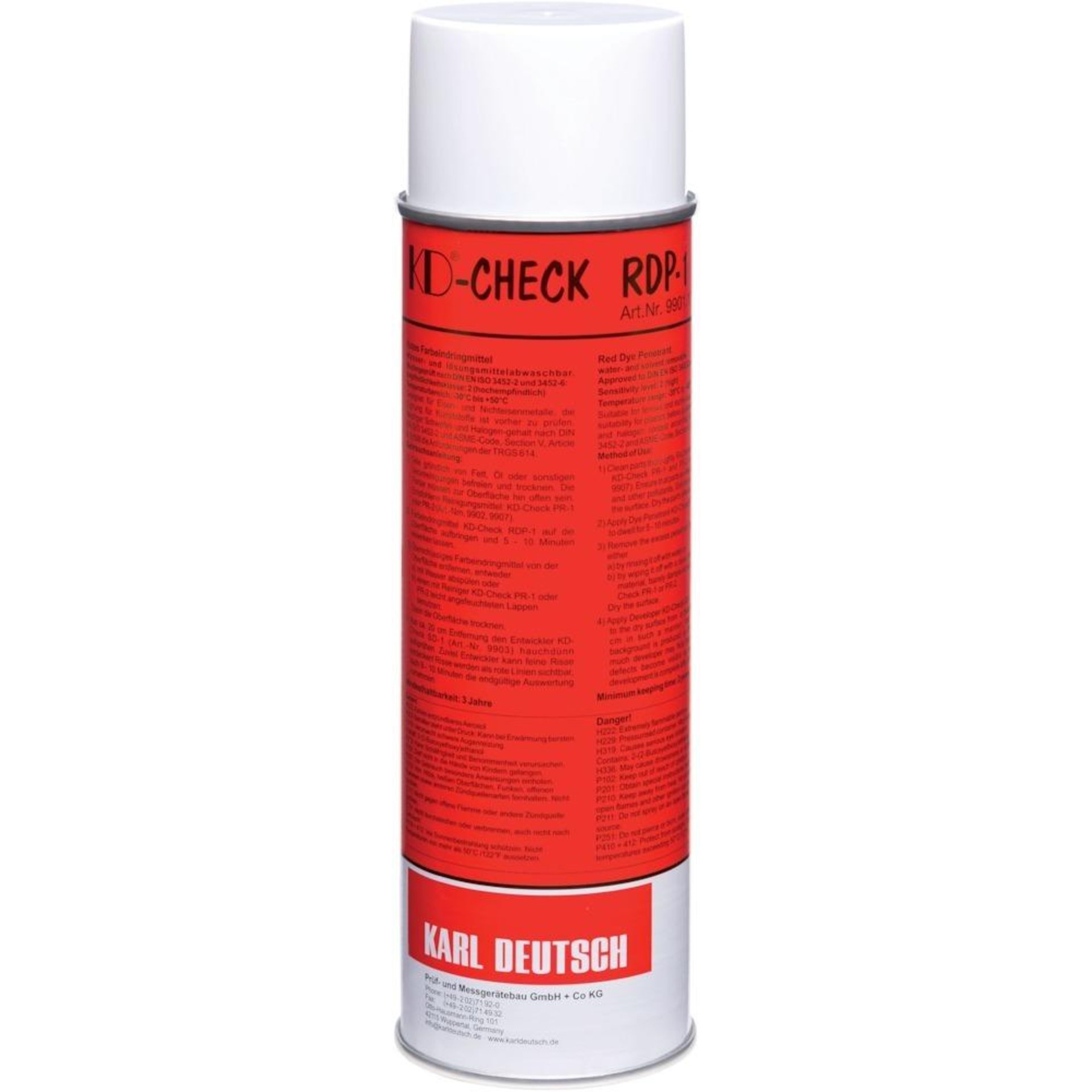 Farbeindringmittel-Spray 500ml rot KD-Check RDP-1