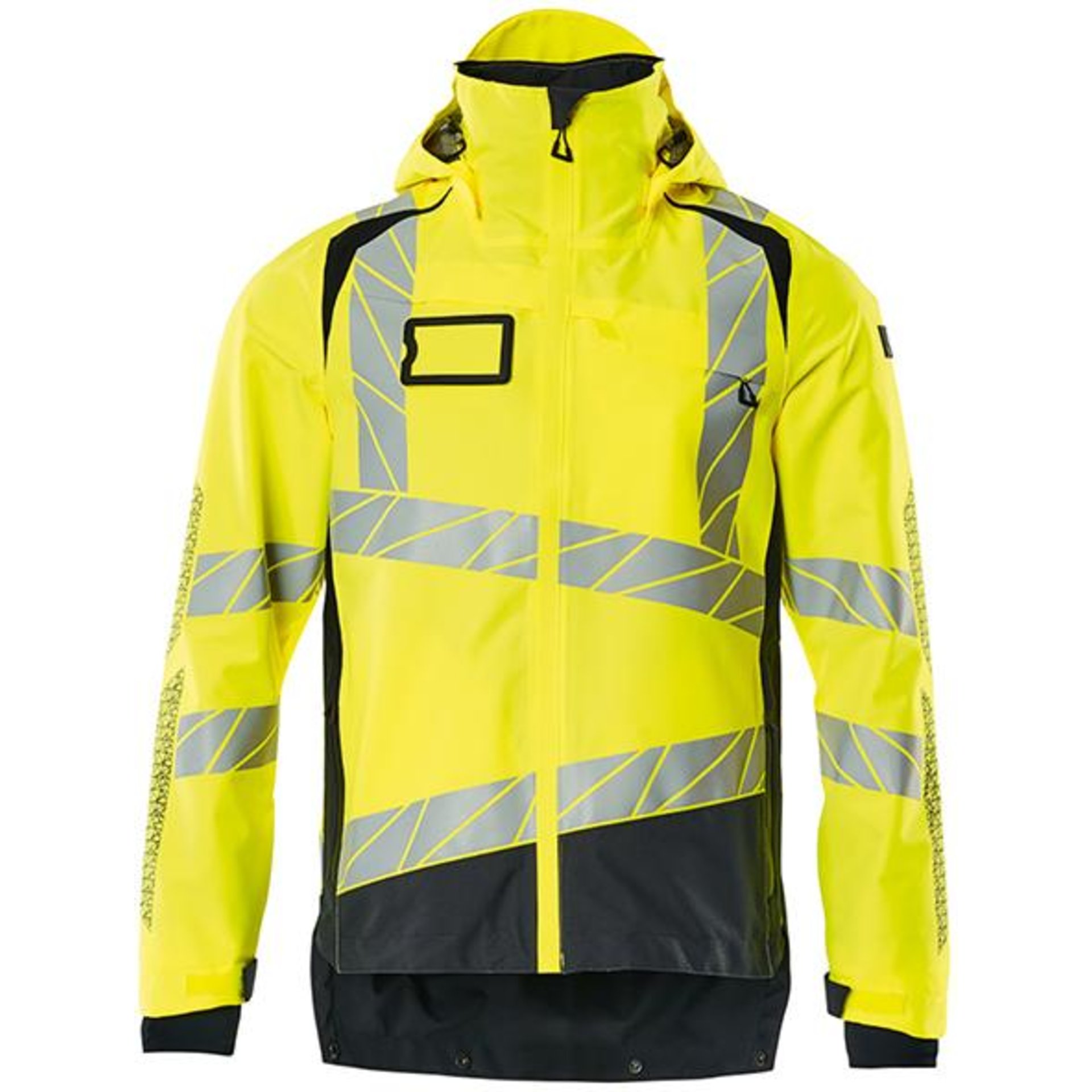 Hardshell-Jacke, warngelb/schwarzblau, M Mascot