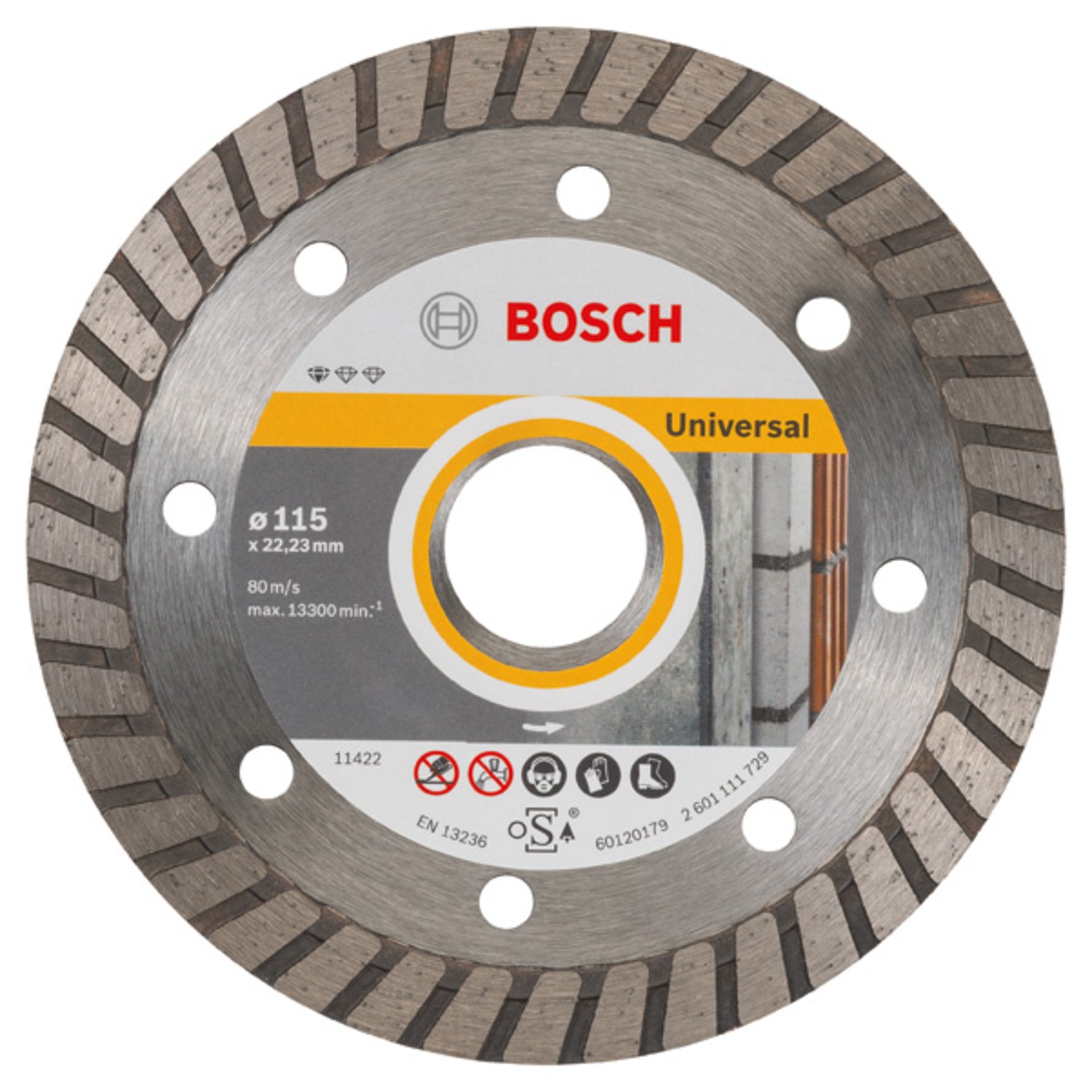 Diamanttrennscheibe Standard for Universal Turbo, 115x22,23x2x10 mm, 1er-Pack