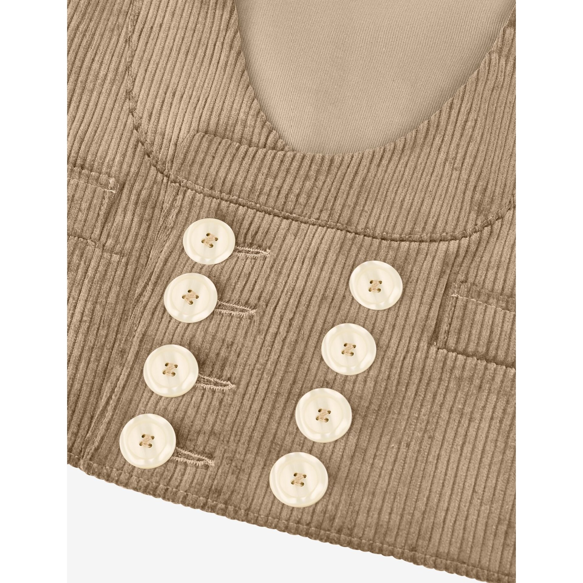 EMIL Zunftweste Trenkercord beige 102