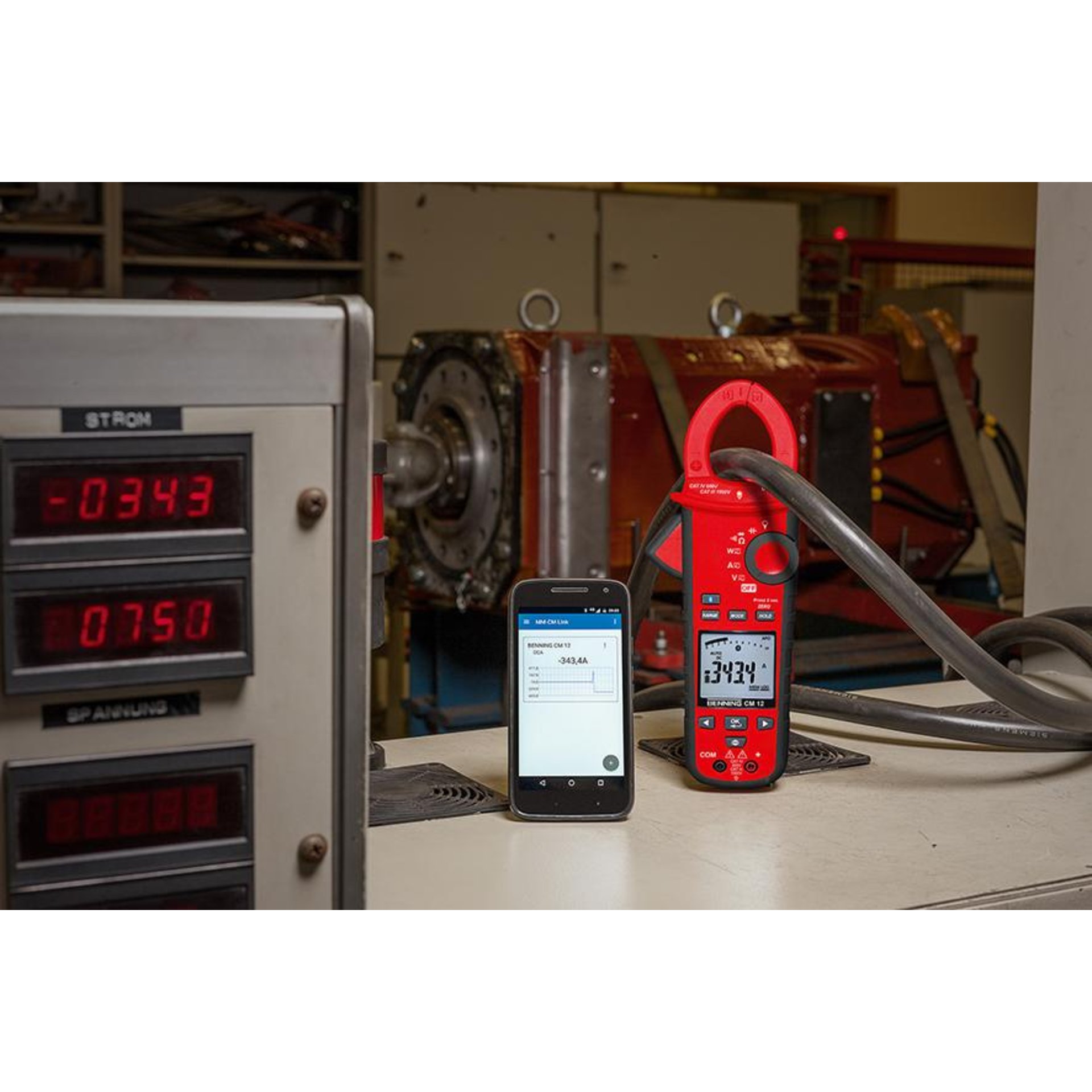 Digital-Stromzangen- Multimeter CM 12 Benning